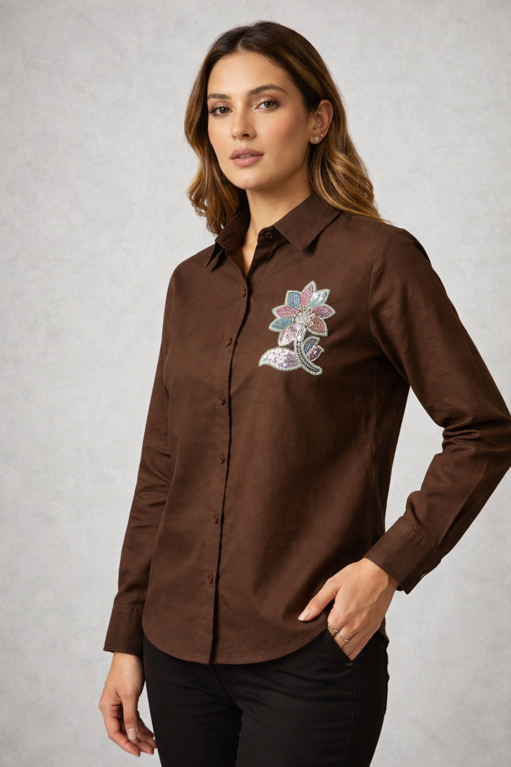 *Beautiful Flower Patch Work Shirts*