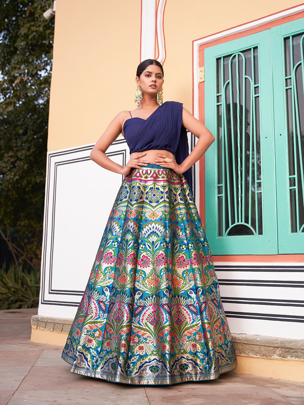 Maverick Fusion Co-ord Set Lehenga