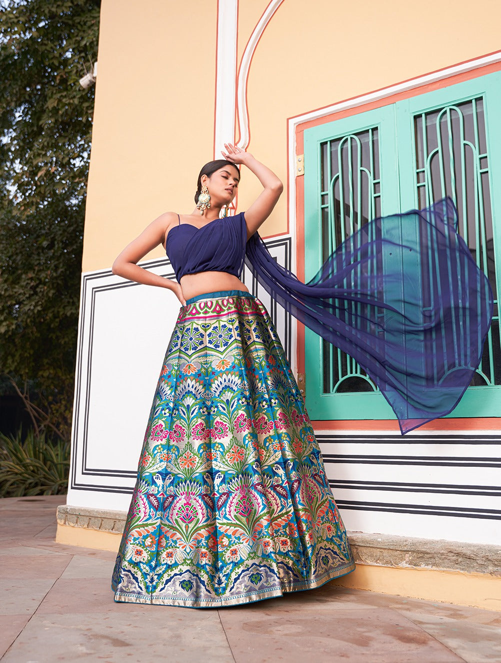 Maverick Fusion Co-ord Set Lehenga