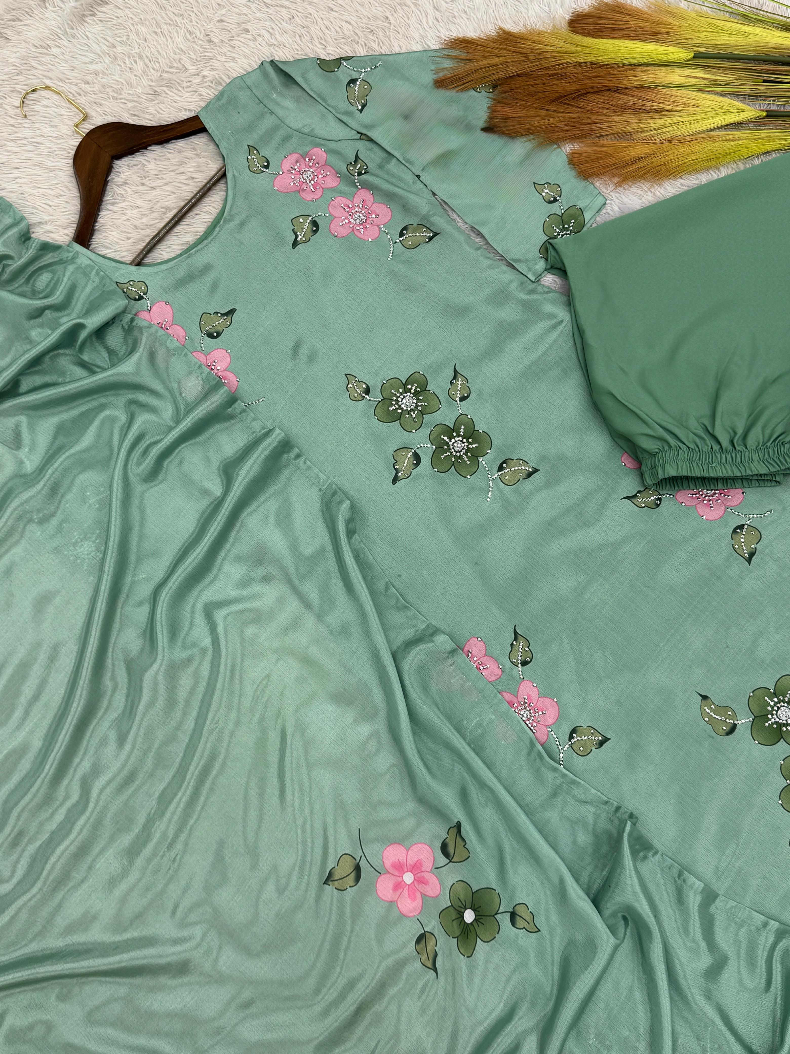 Maverick Fusion 3 Piece A-line Kurti Set