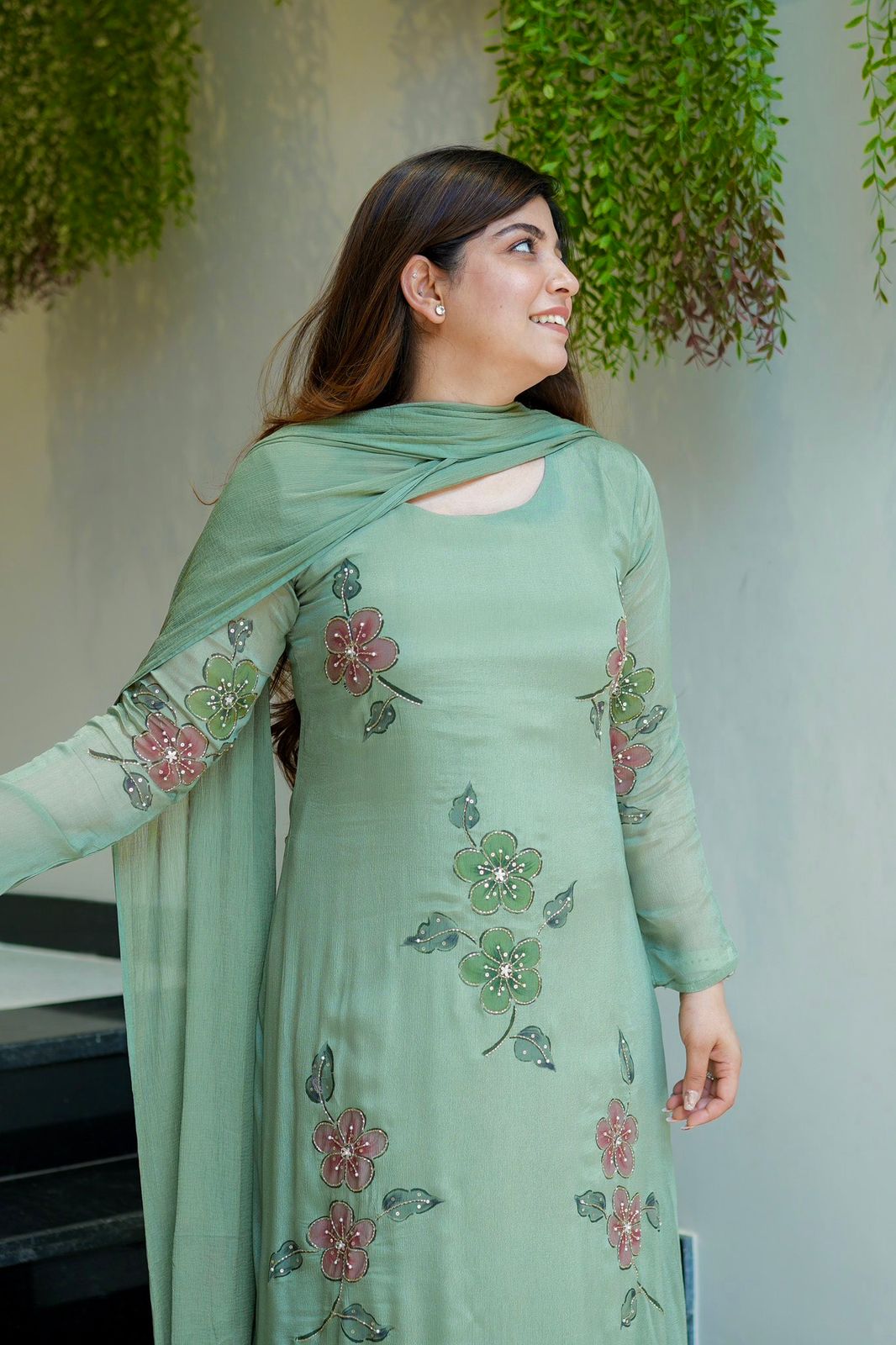 Maverick Fusion 3 Piece A-line Kurti Set