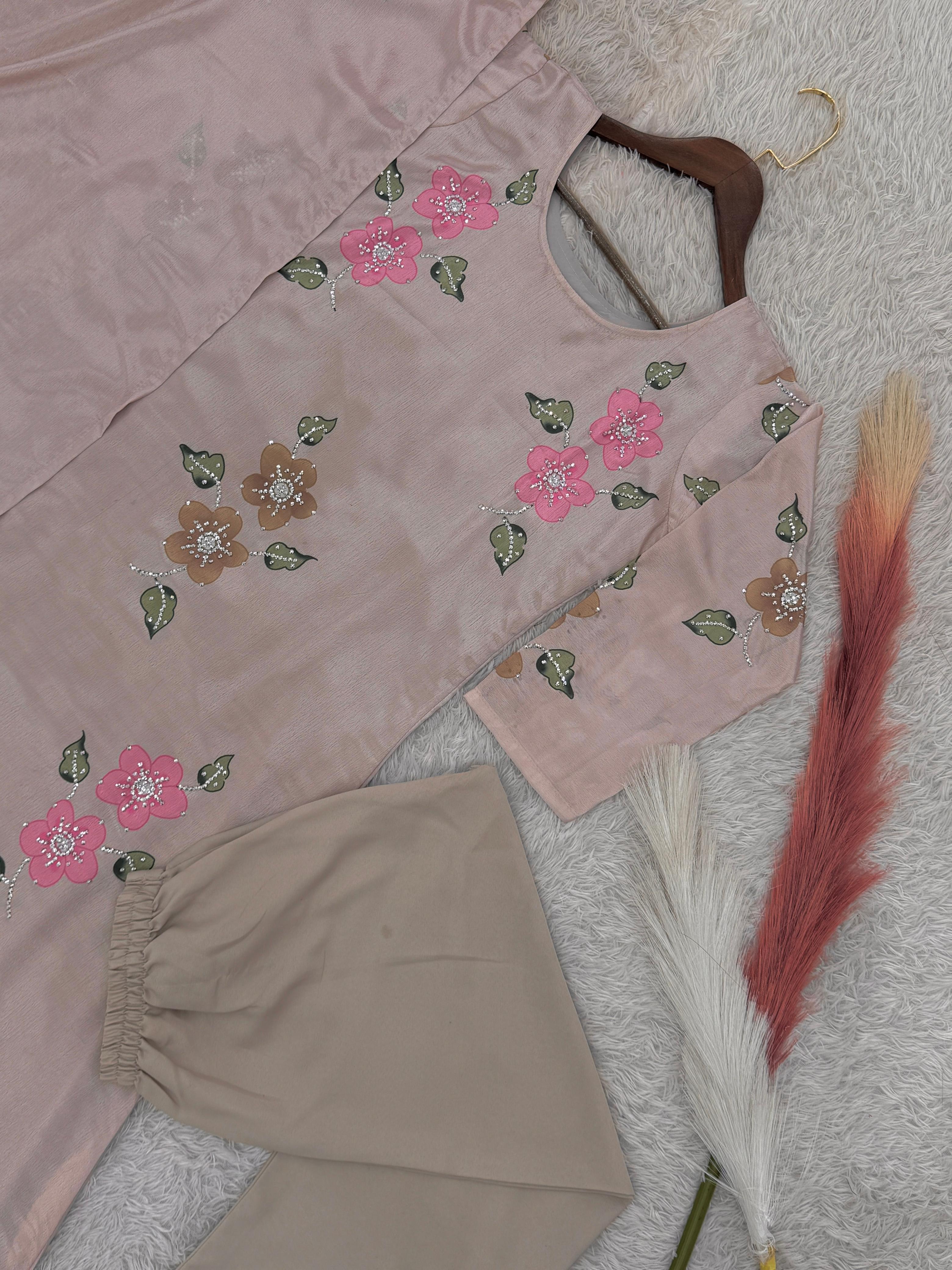 Maverick Fusion 3 Piece A-line Kurti Set