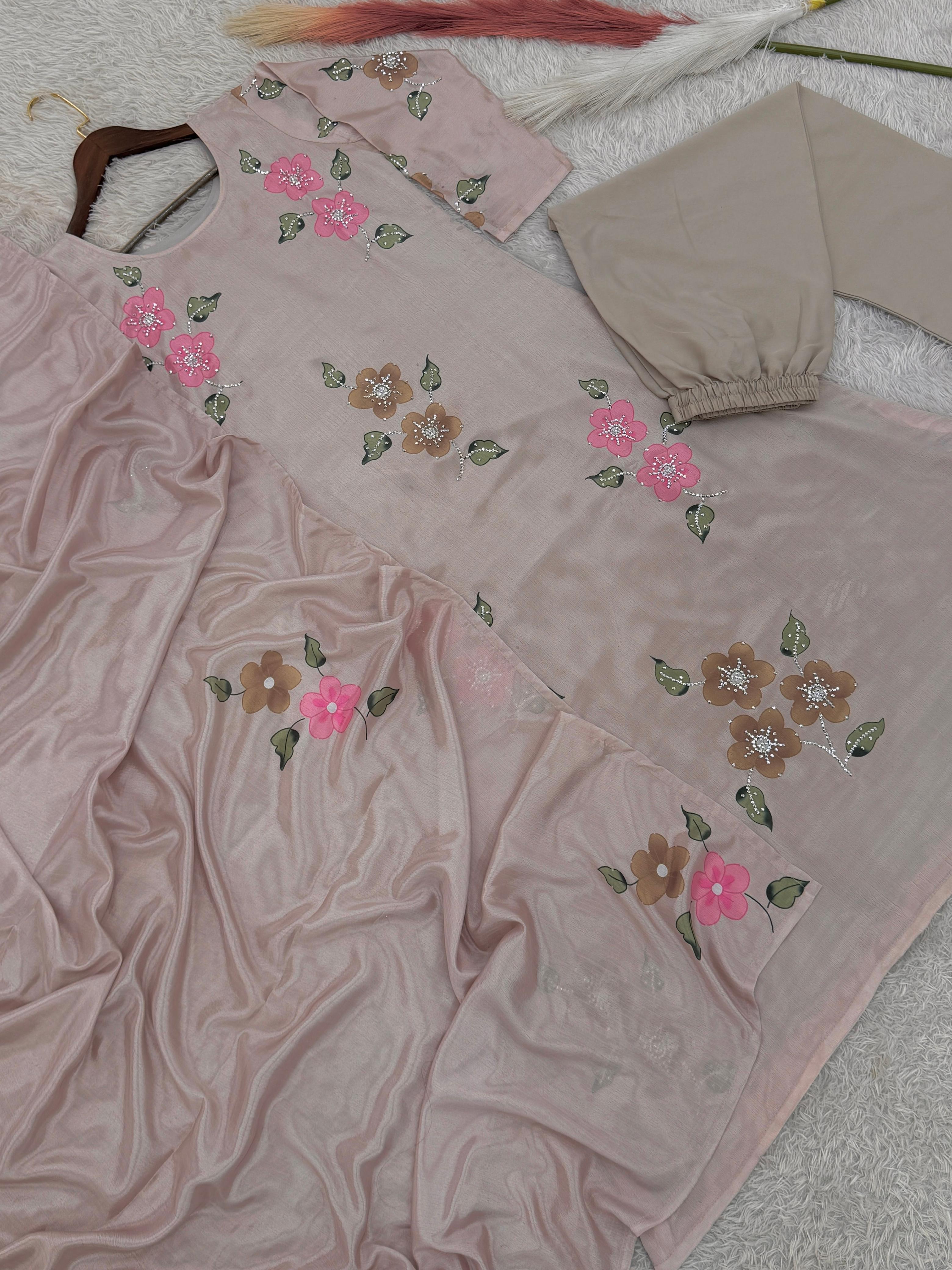 Maverick Fusion 3 Piece A-line Kurti Set