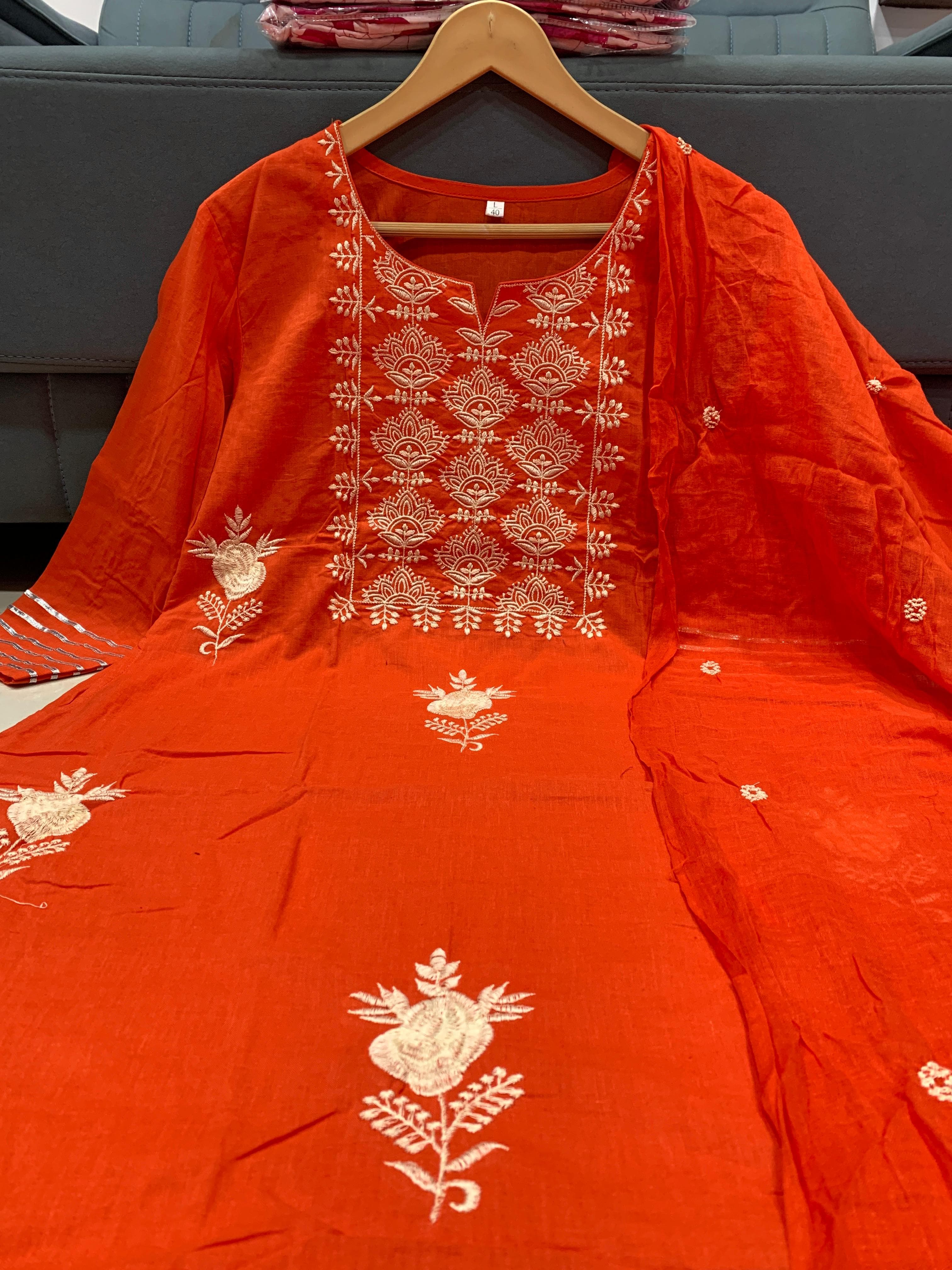 Maverick Fusion Embroidery Kurti Set