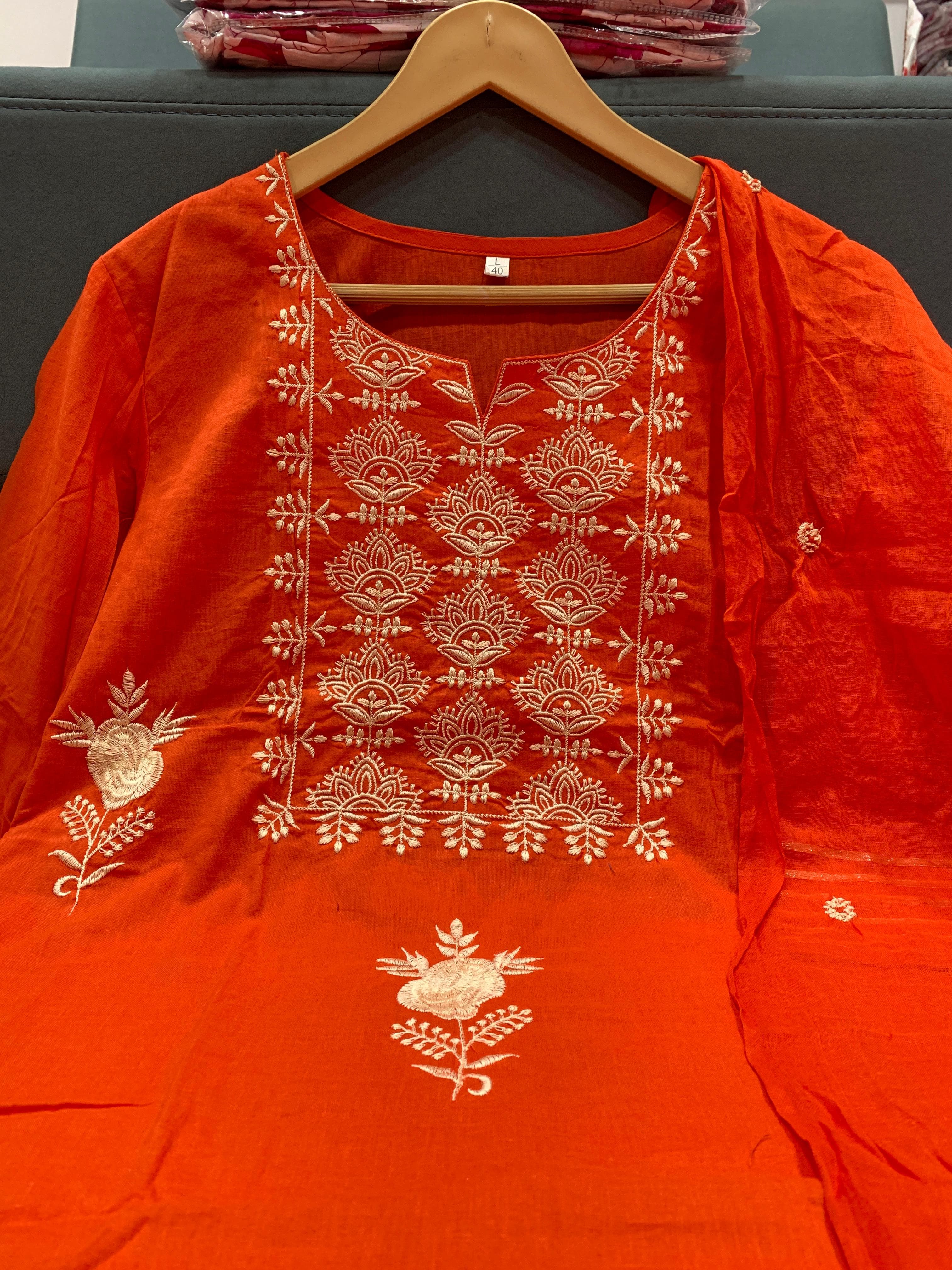 Maverick Fusion Embroidery Kurti Set