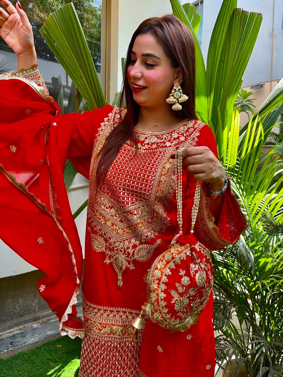 Maverick Fusion Heavy Faux Georgette Set