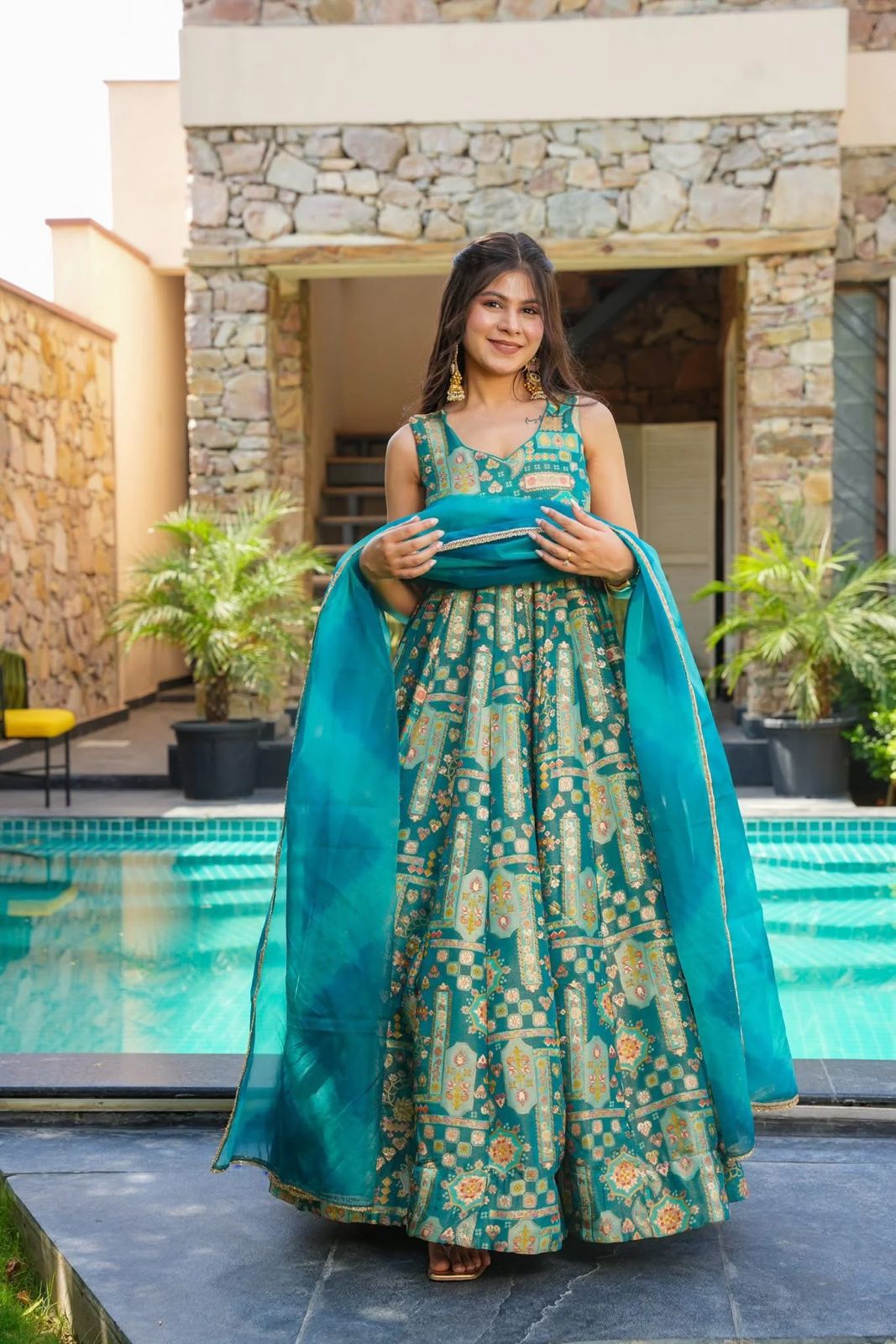 Maverick Fusion Anarkali Gown