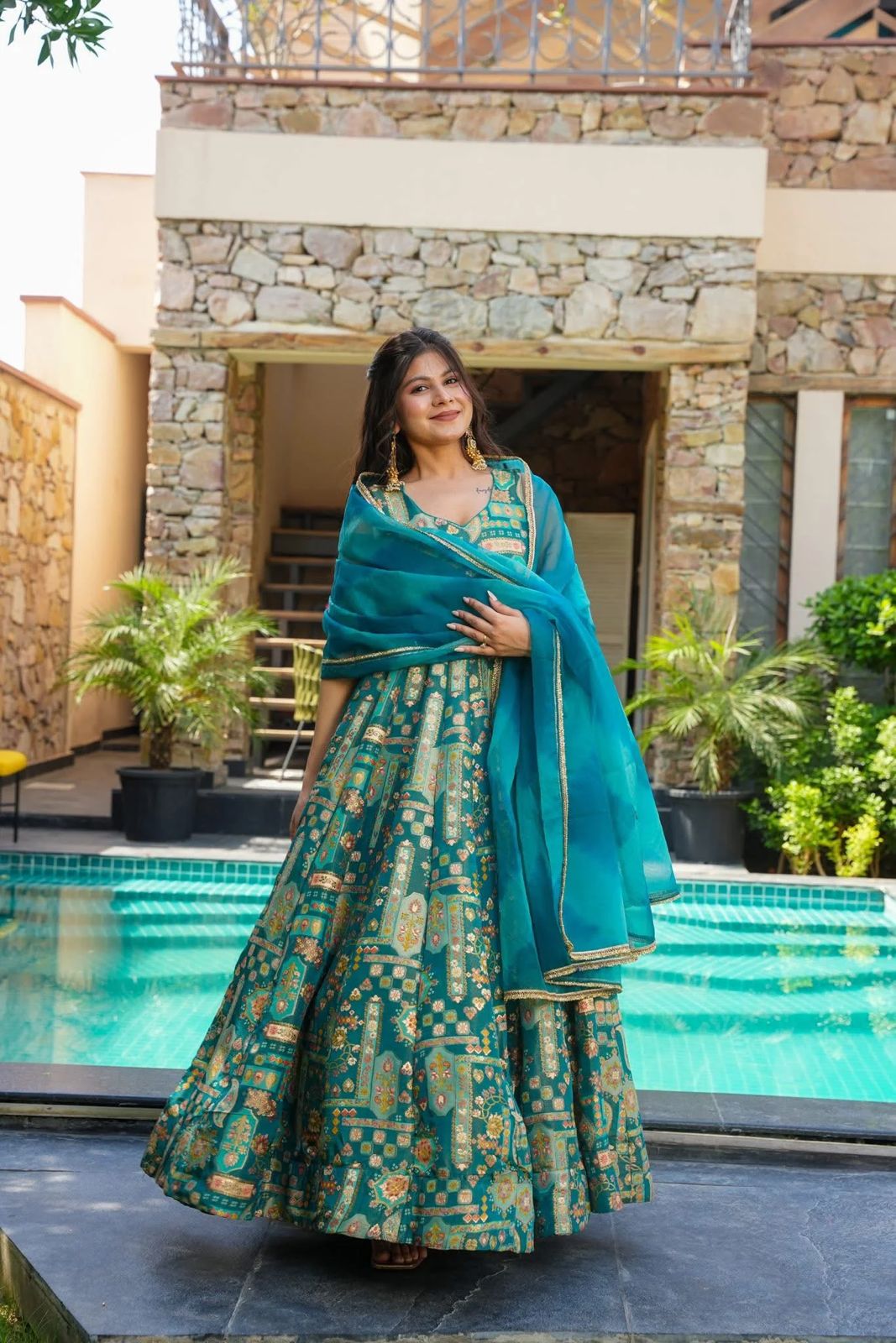 Maverick Fusion Anarkali Gown