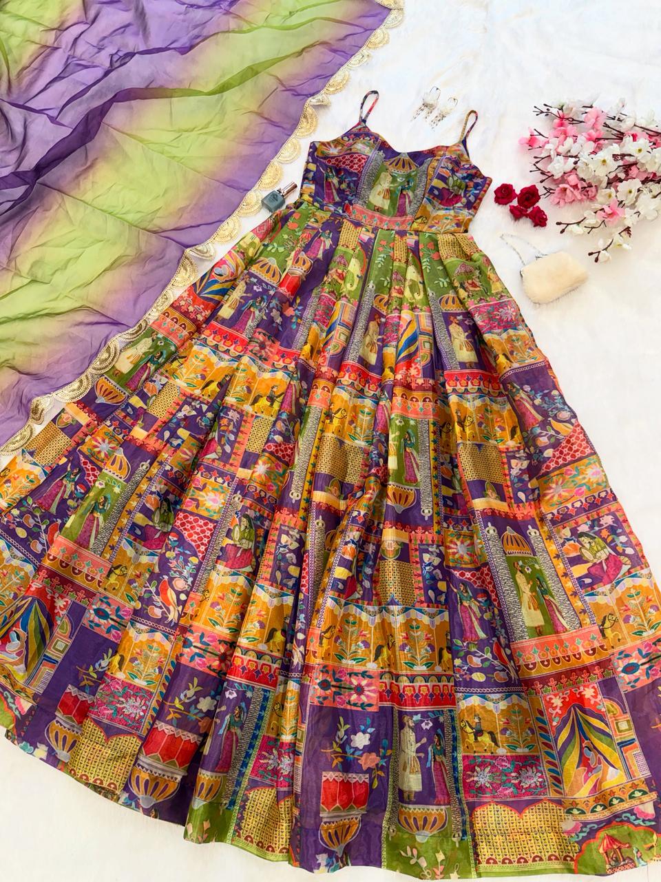 Maverick Fusion Anarkali Gown