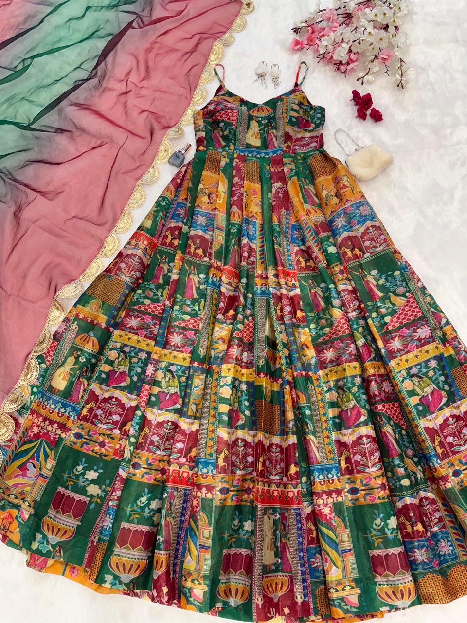 Maverick Fusion Anarkali Gown