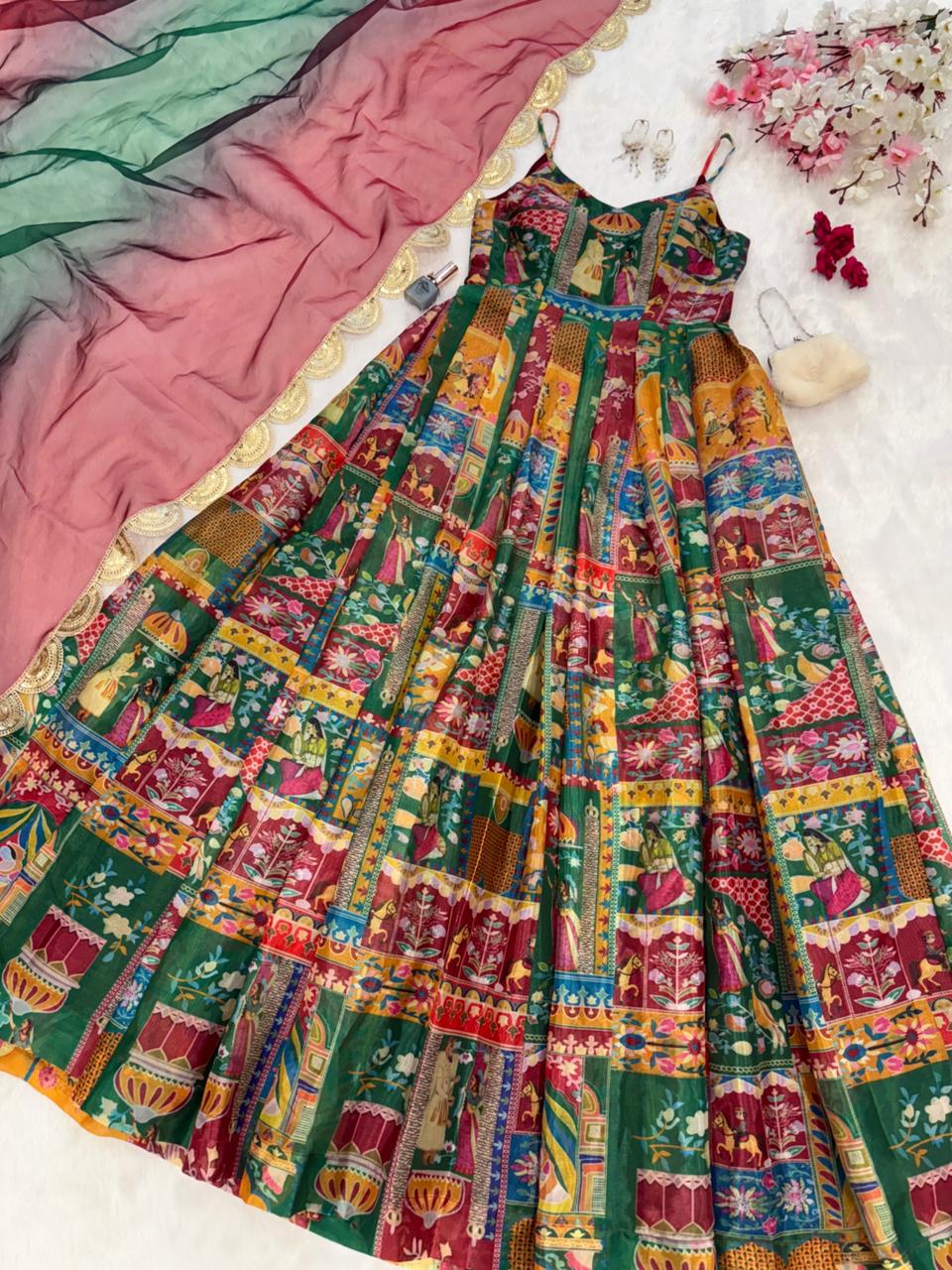 Maverick Fusion Anarkali Gown