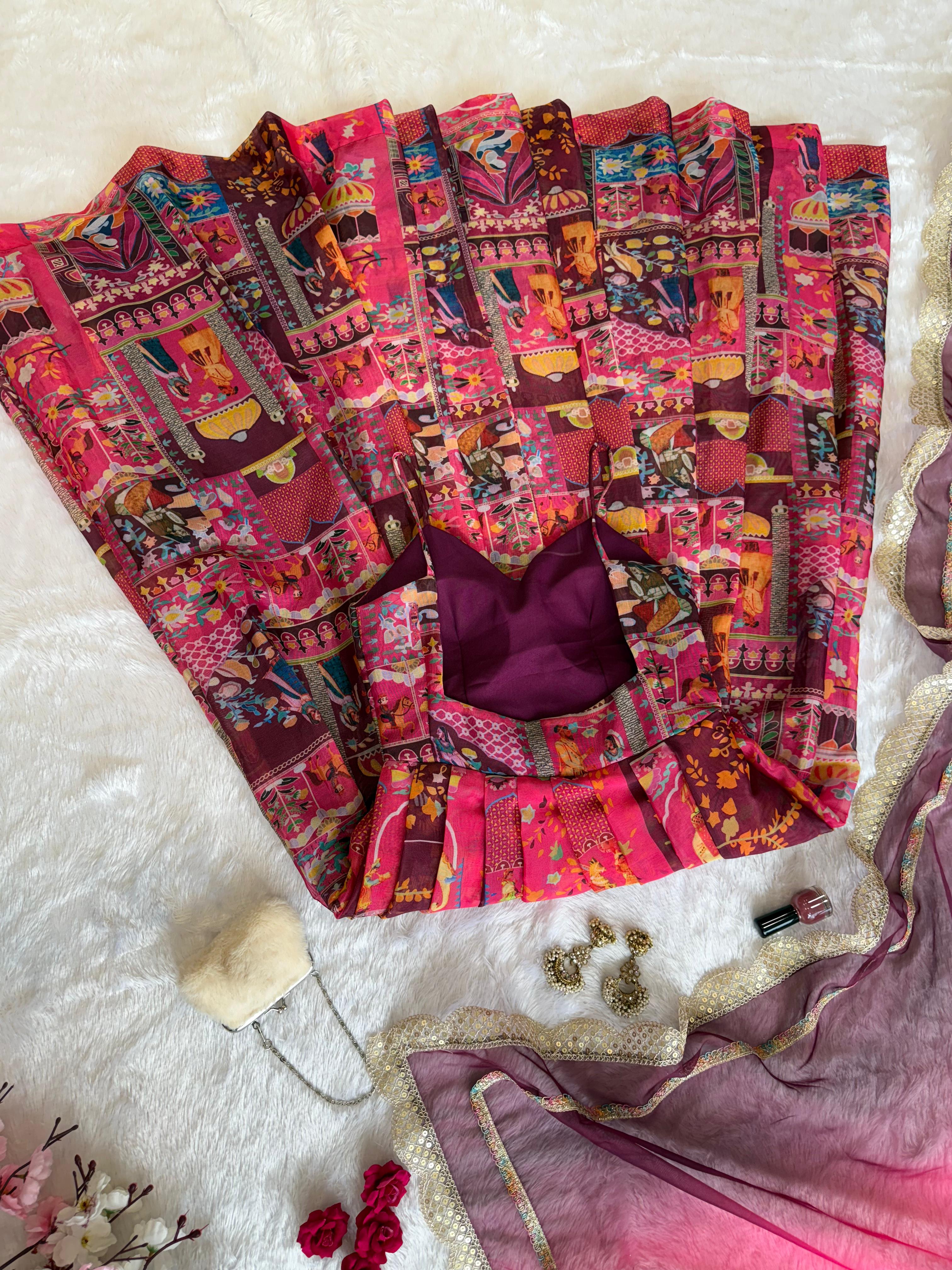 Maverick Fusion Anarkali Gown