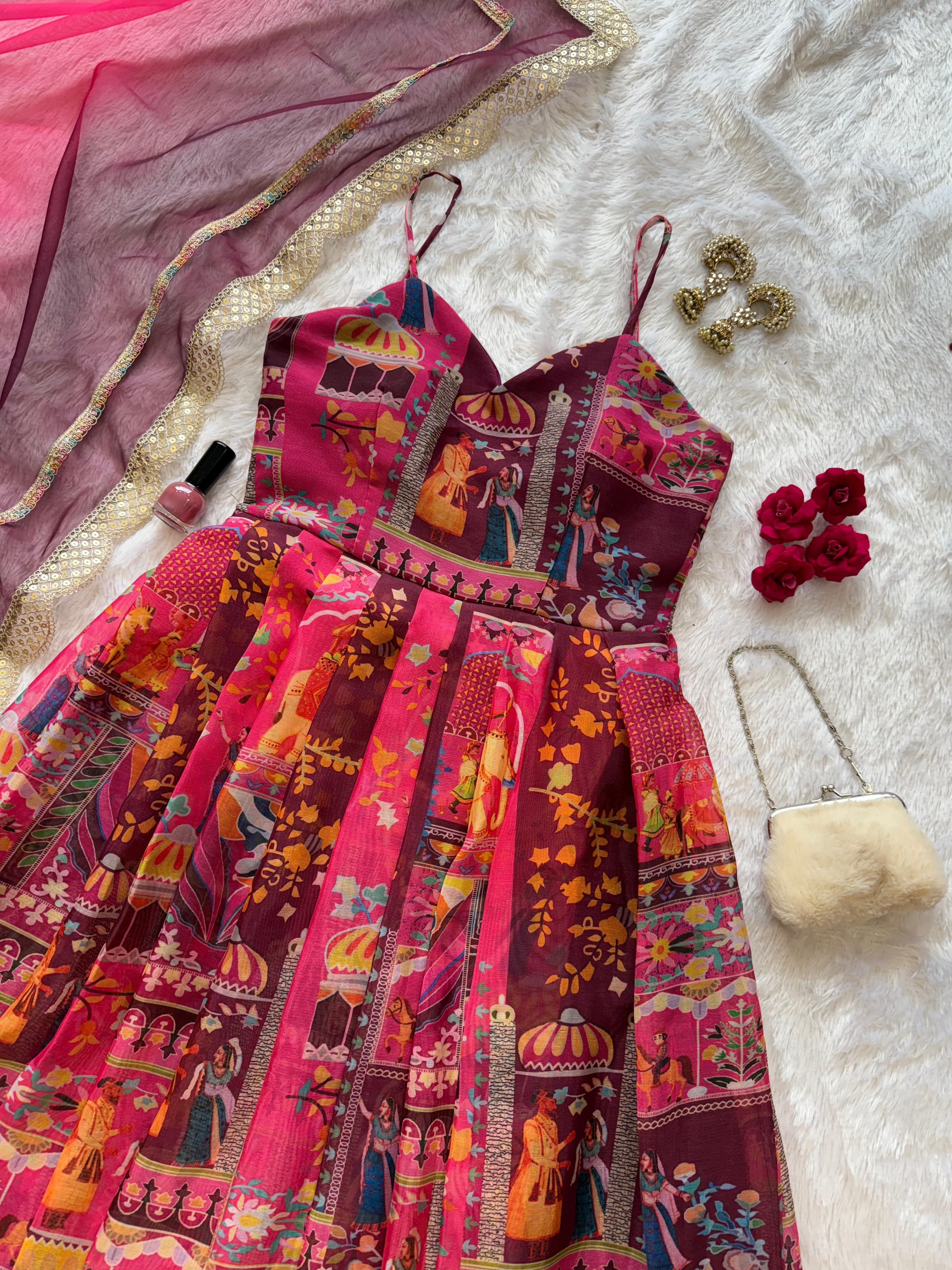 Maverick Fusion Anarkali Gown