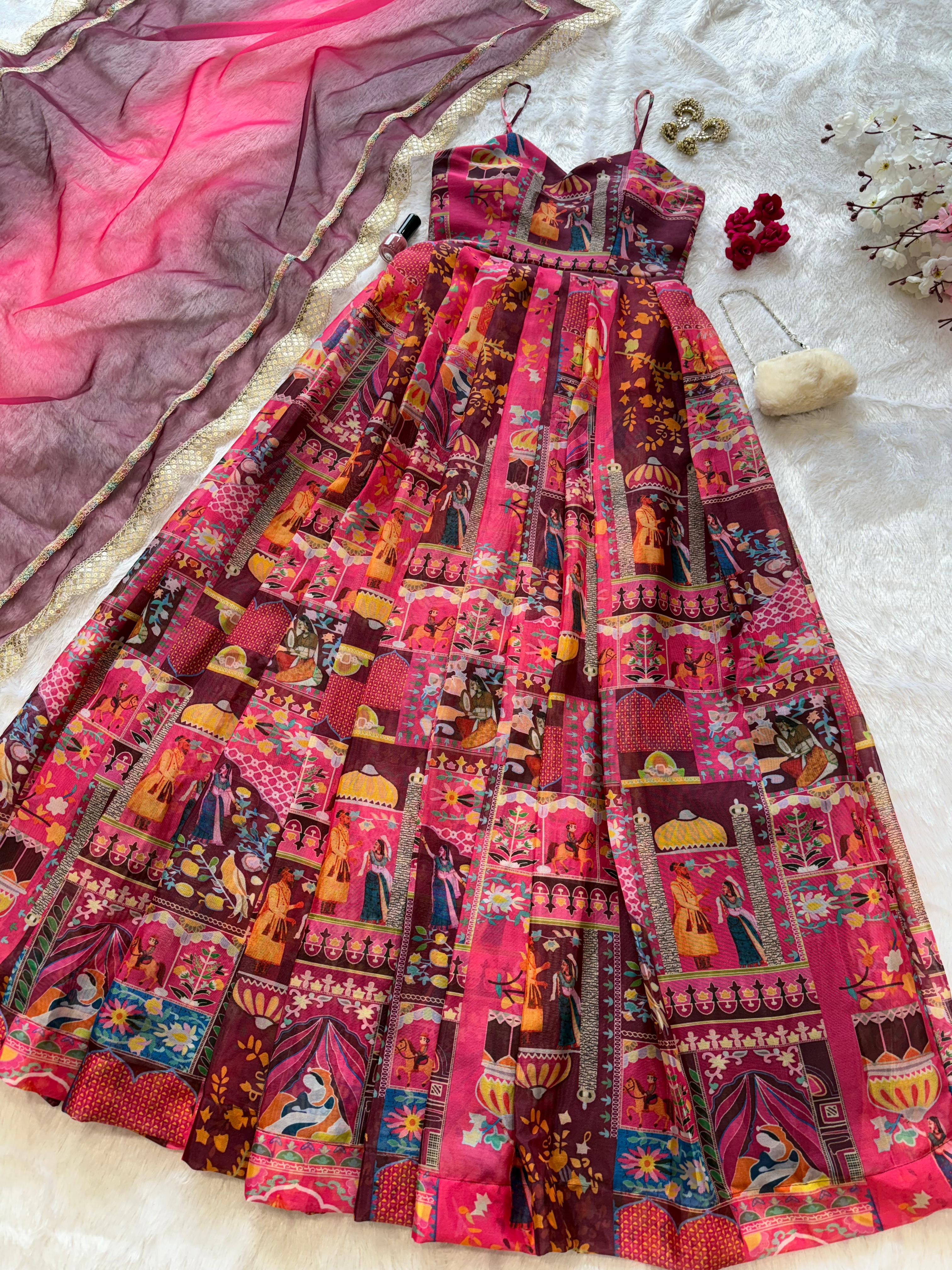 Maverick Fusion Anarkali Gown