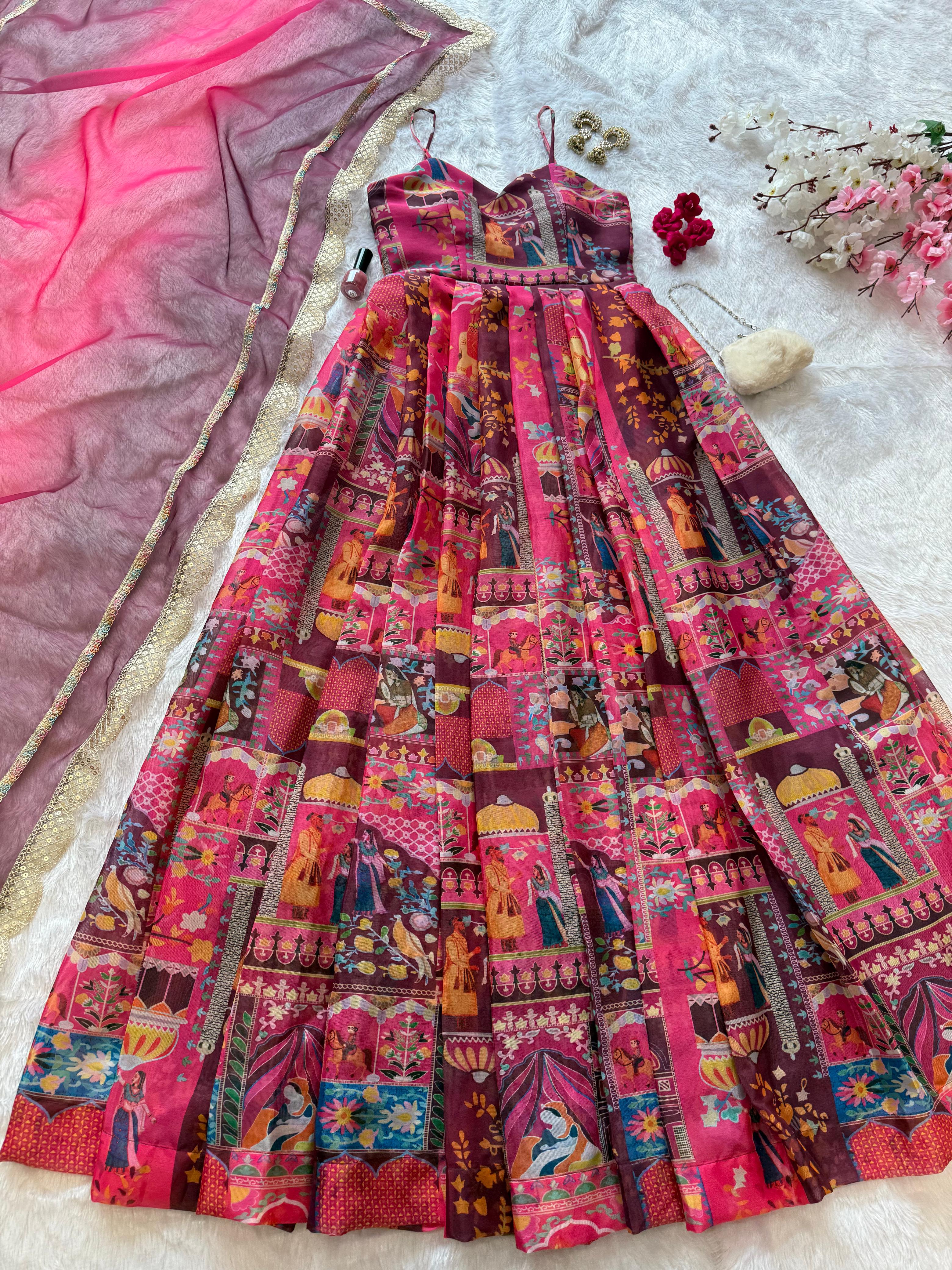 Maverick Fusion Anarkali Gown