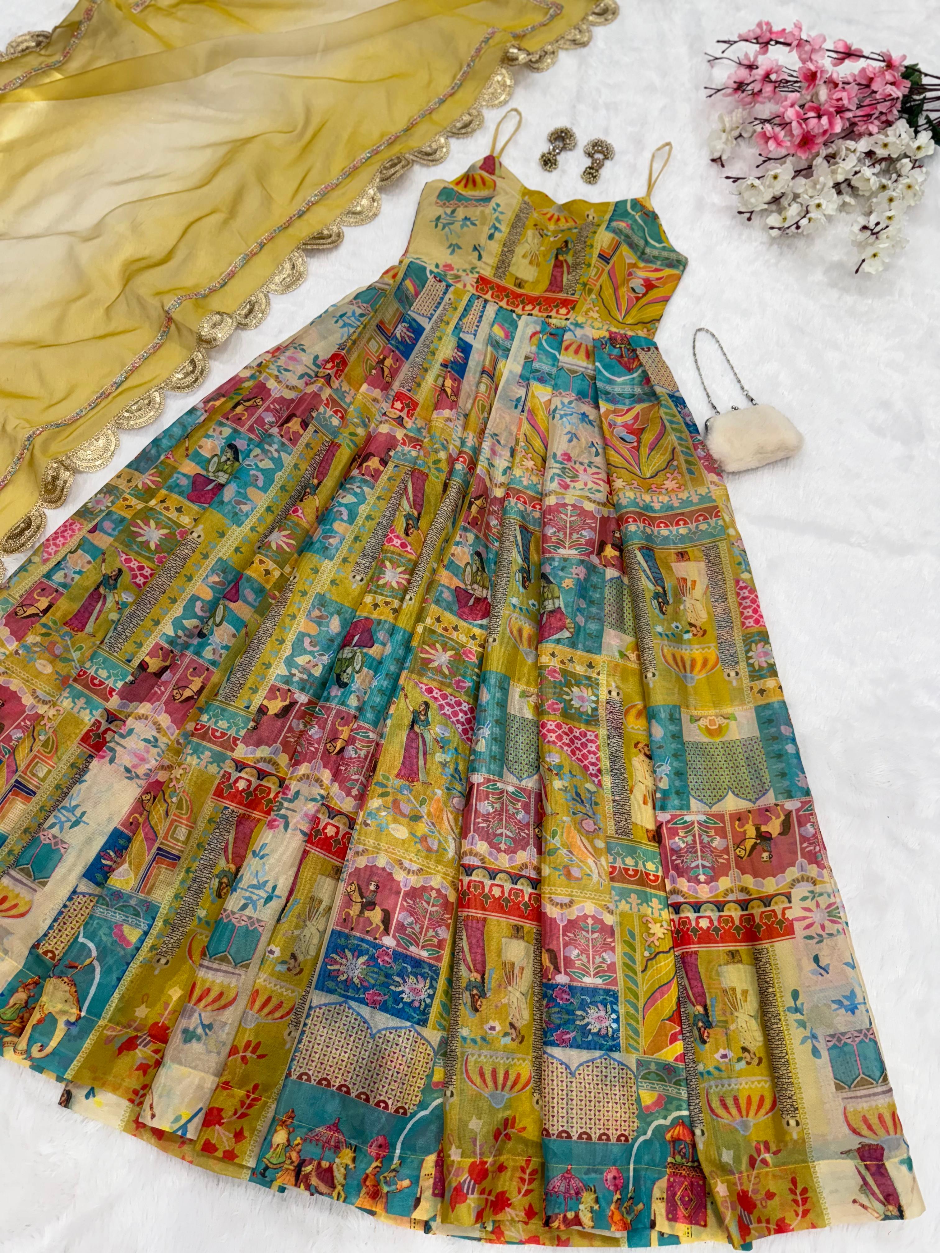 Maverick Fusion Anarkali Gown