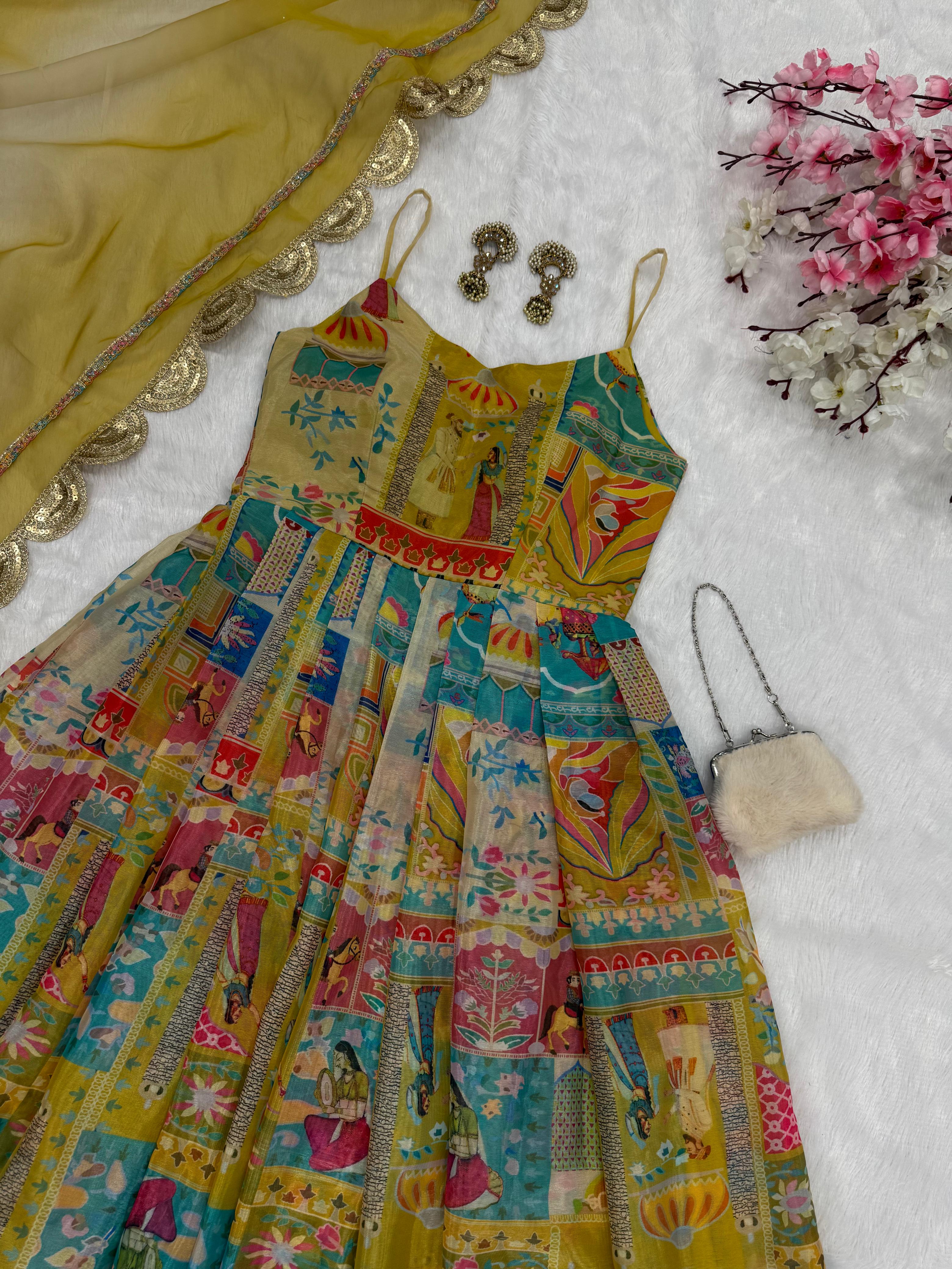 Maverick Fusion Anarkali Gown