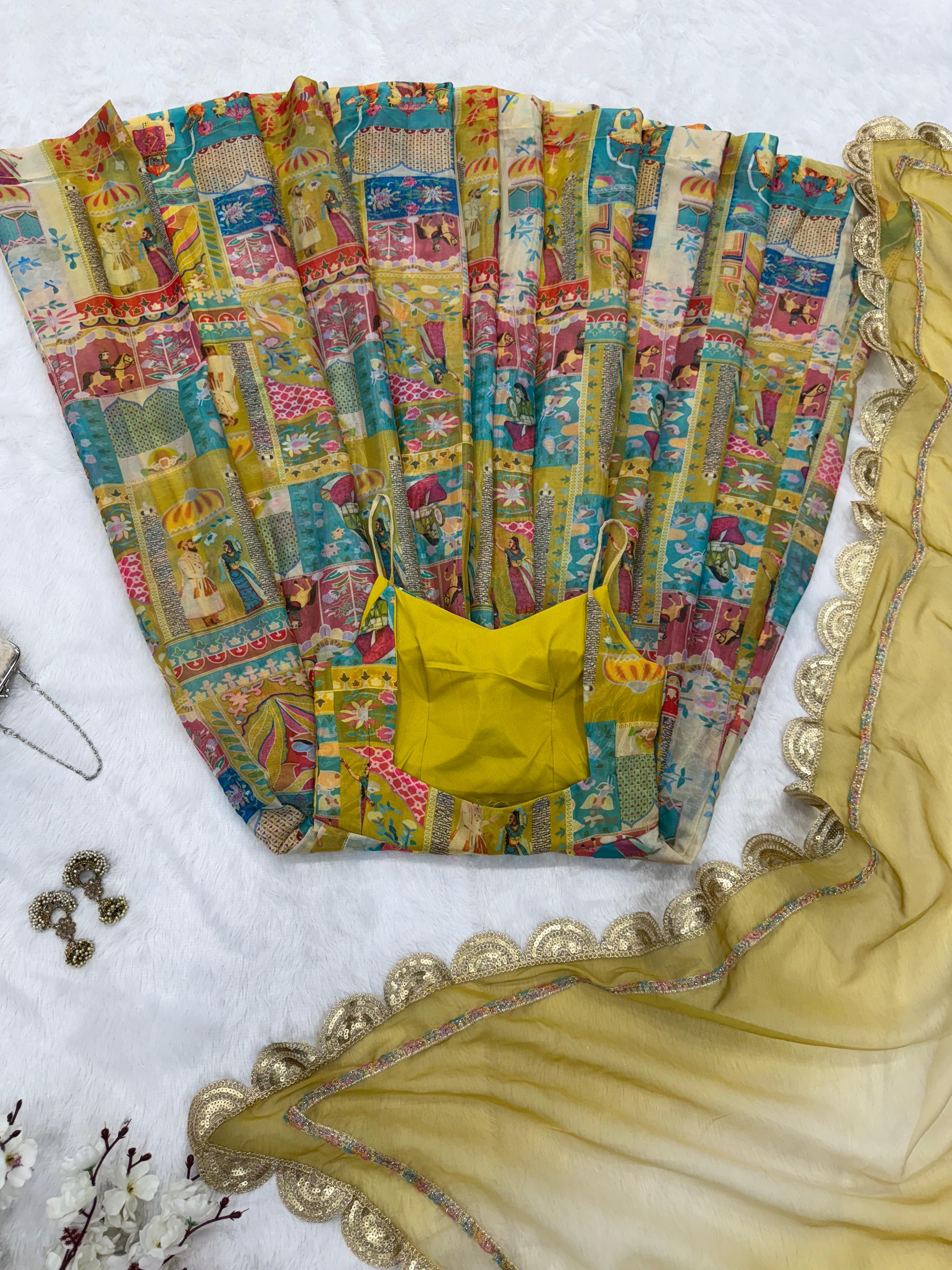 Maverick Fusion Anarkali Gown