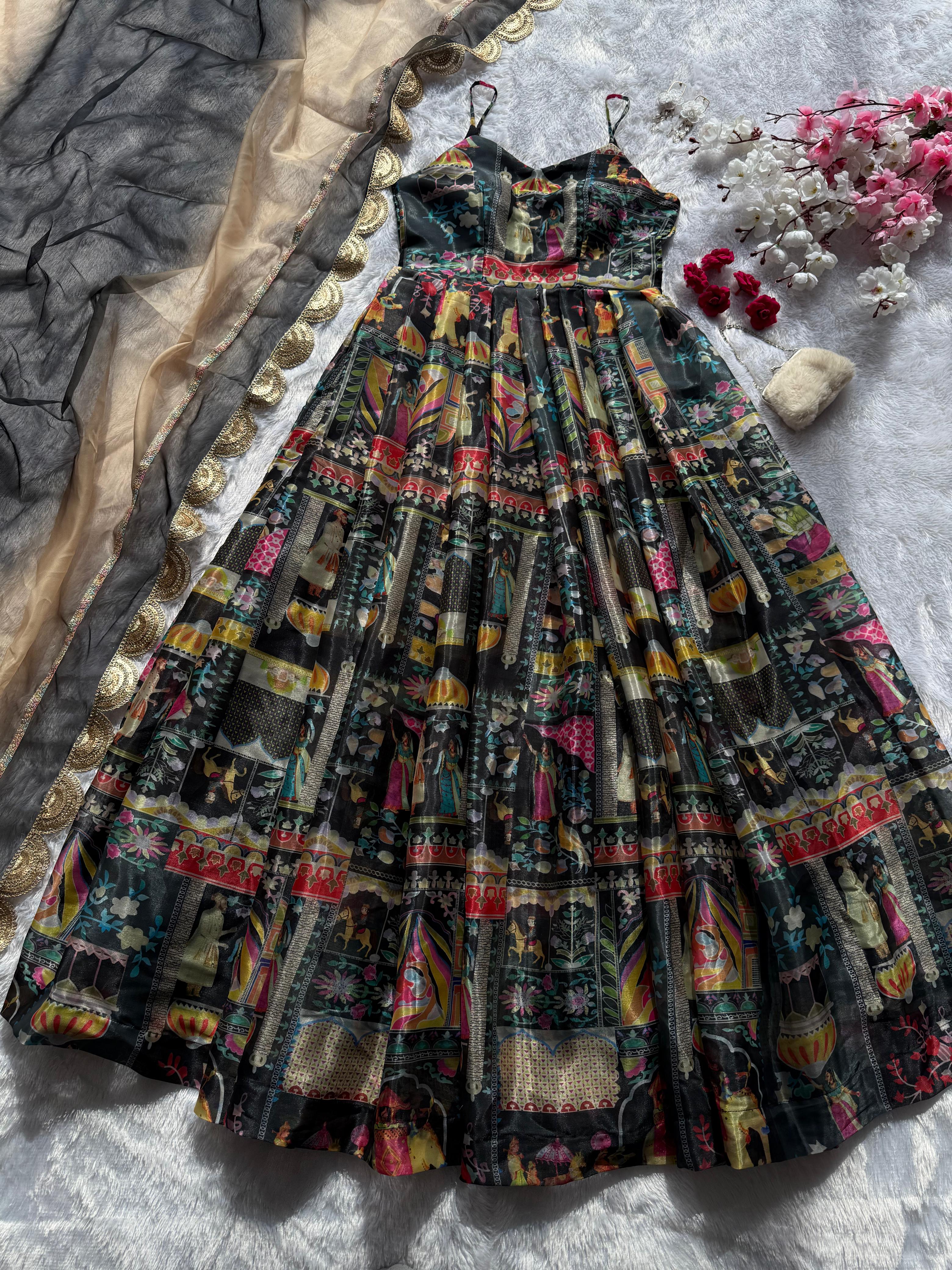 Maverick Fusion Anarkali Gown