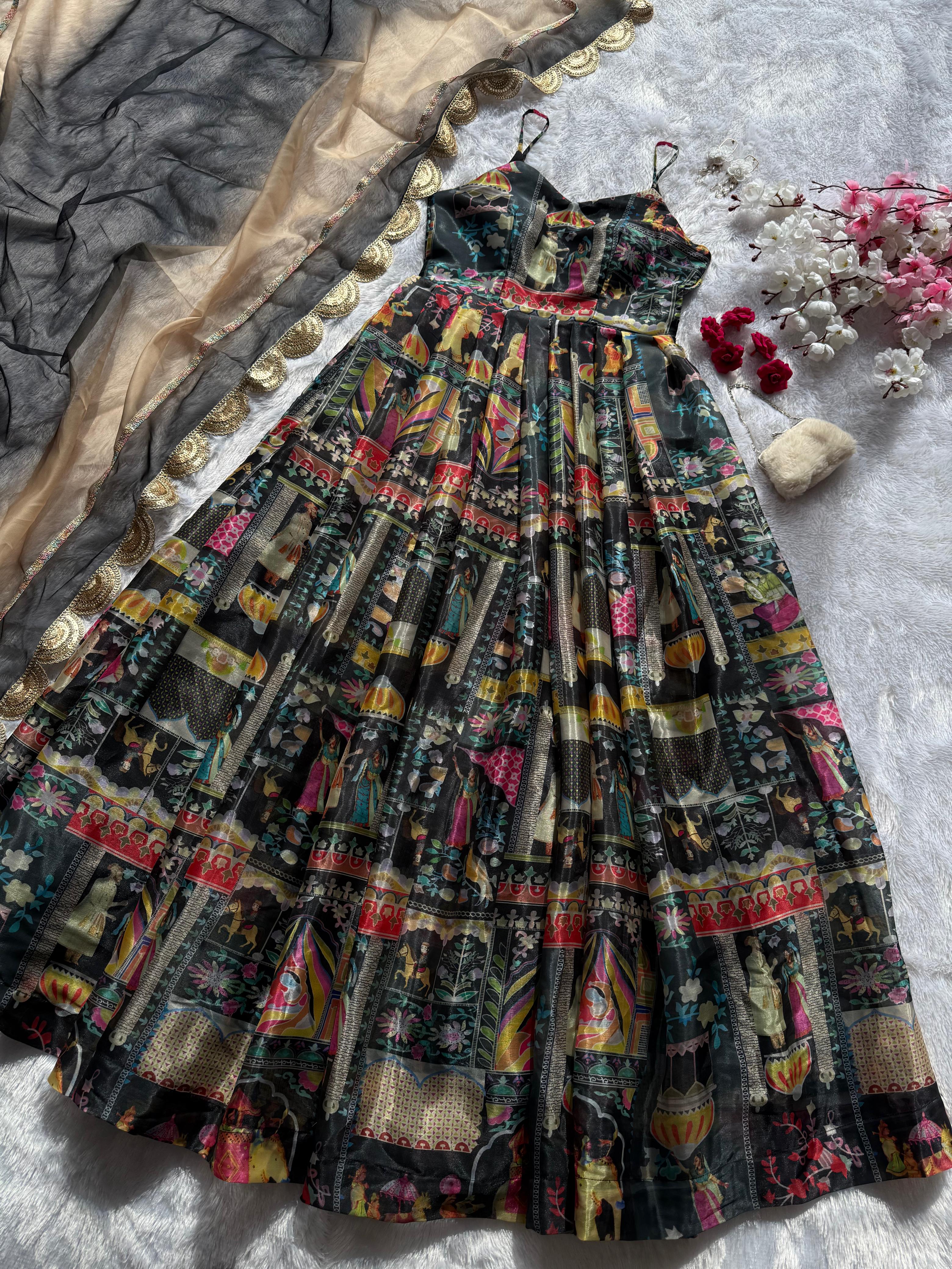 Maverick Fusion Anarkali Gown