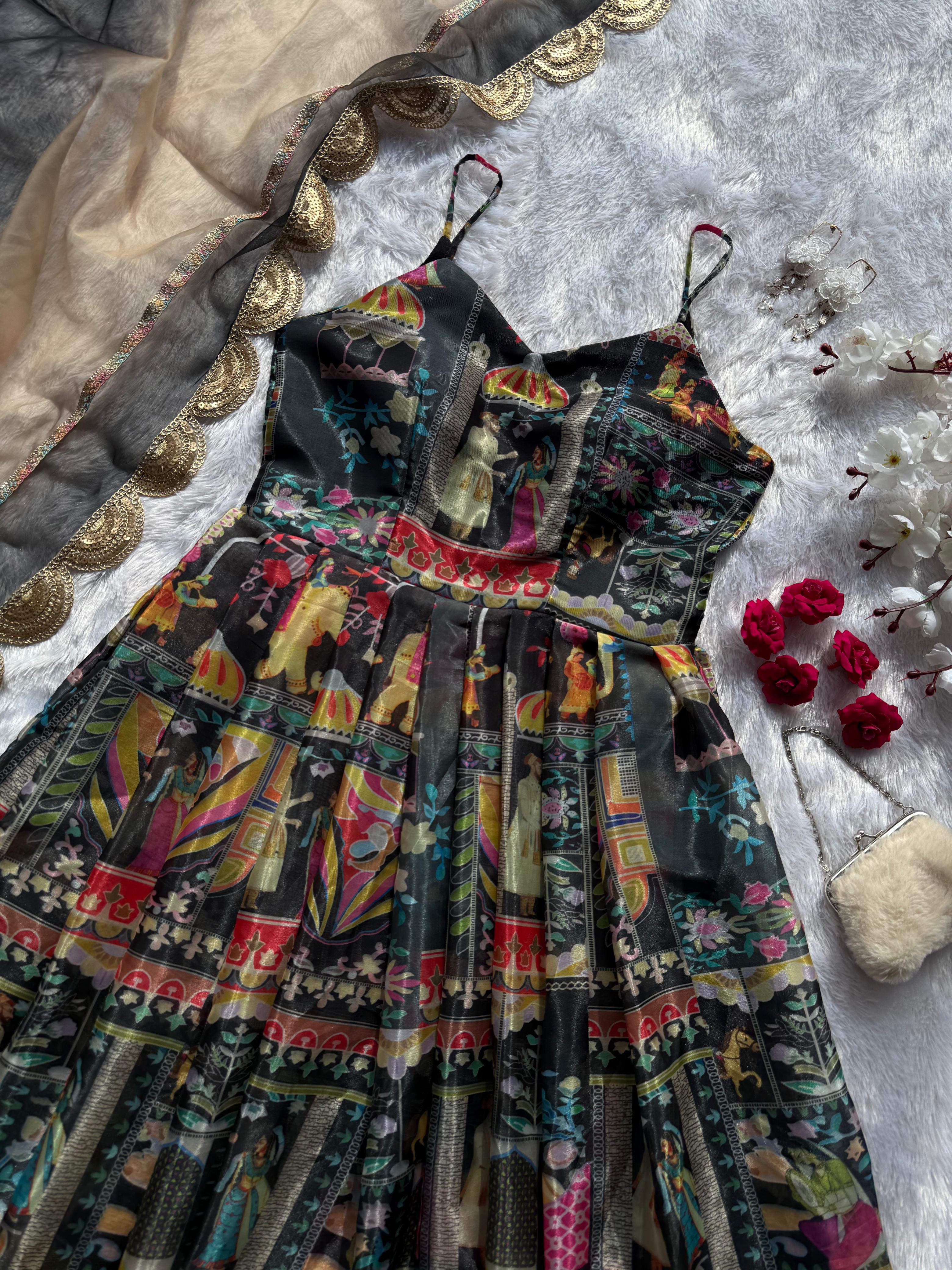 Maverick Fusion Anarkali Gown