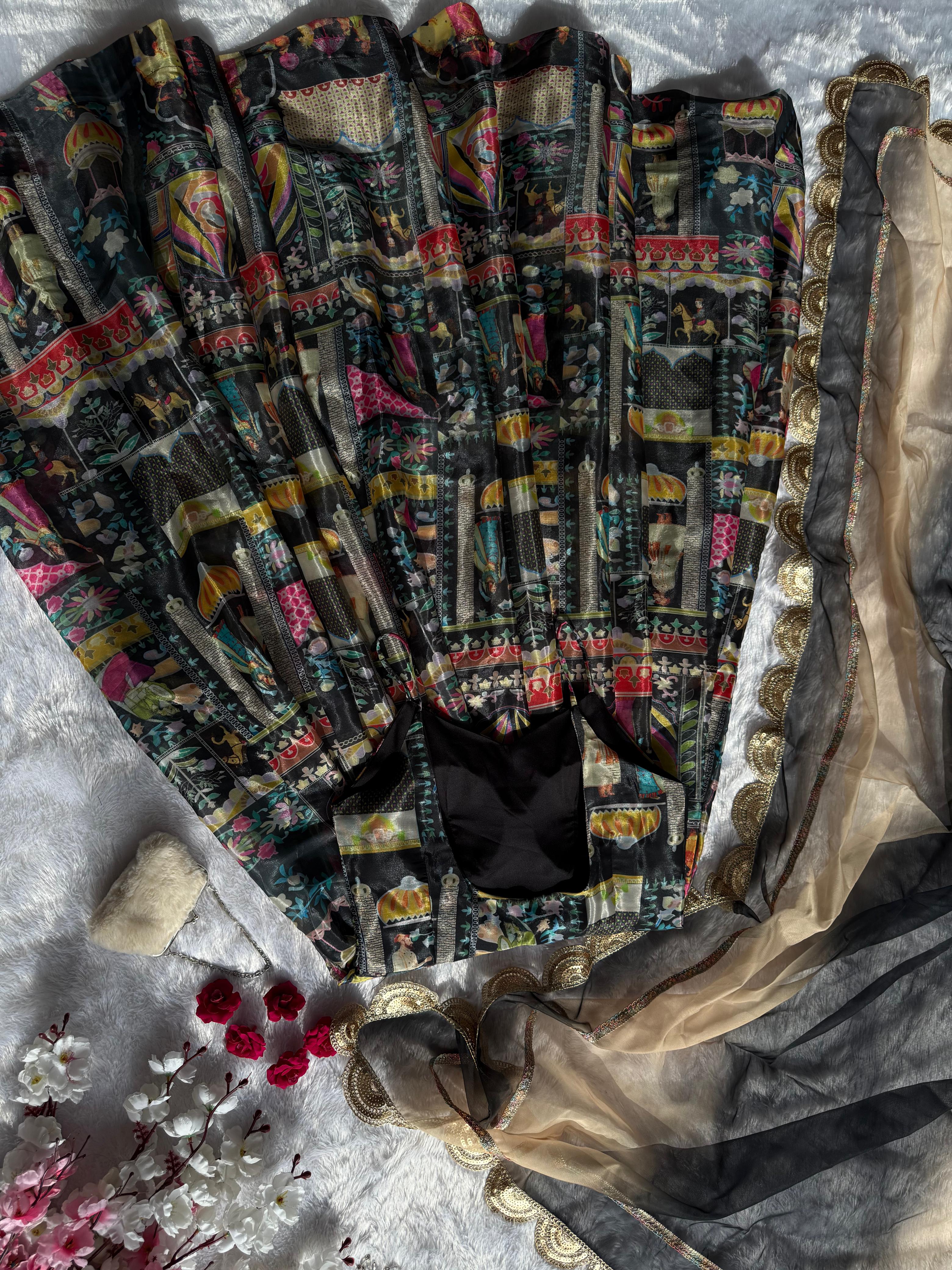 Maverick Fusion Anarkali Gown