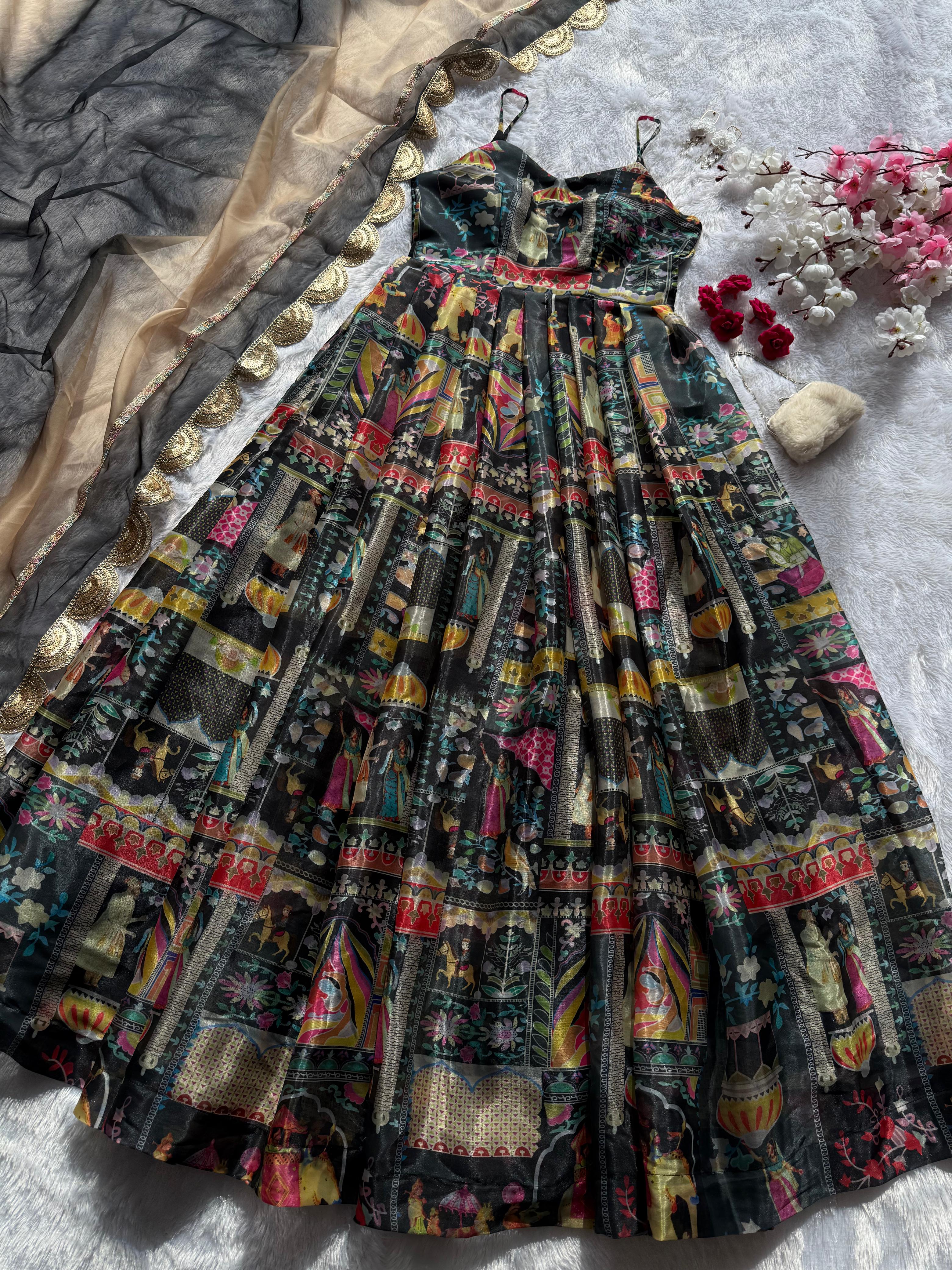 Maverick Fusion Anarkali Gown