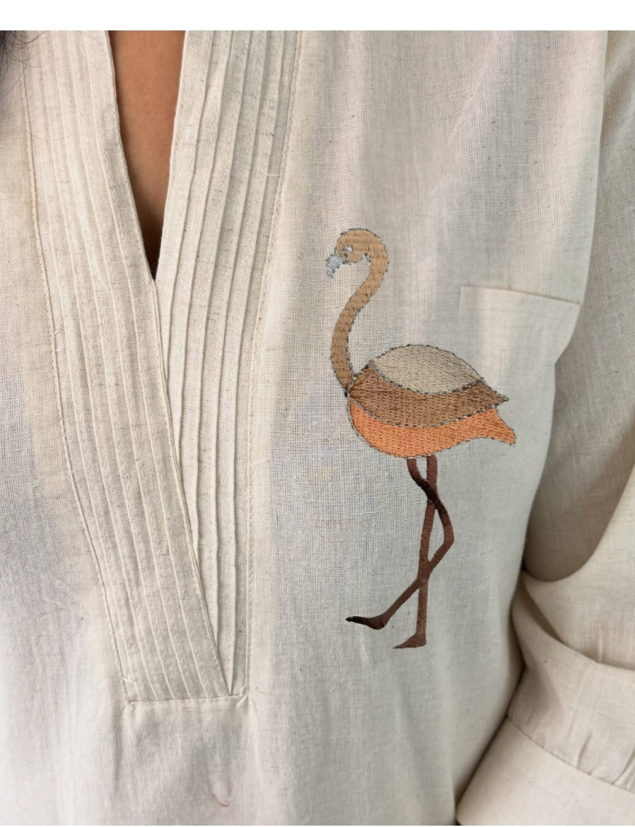 Maverick Fusion Pure Khadi Cotton Suit Set