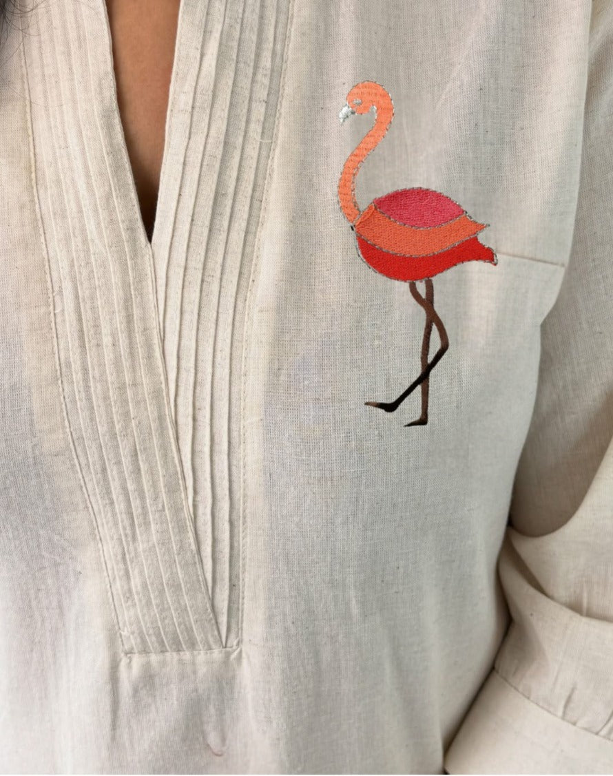 Maverick Fusion Pure Khadi Cotton Suit Set