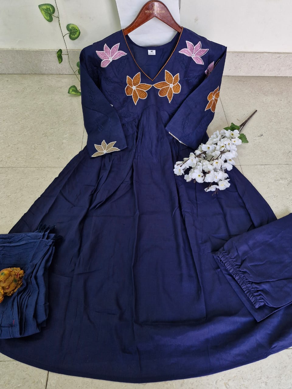 Maverick Fusion Pure Rayon Super Dyeing Kurta Set