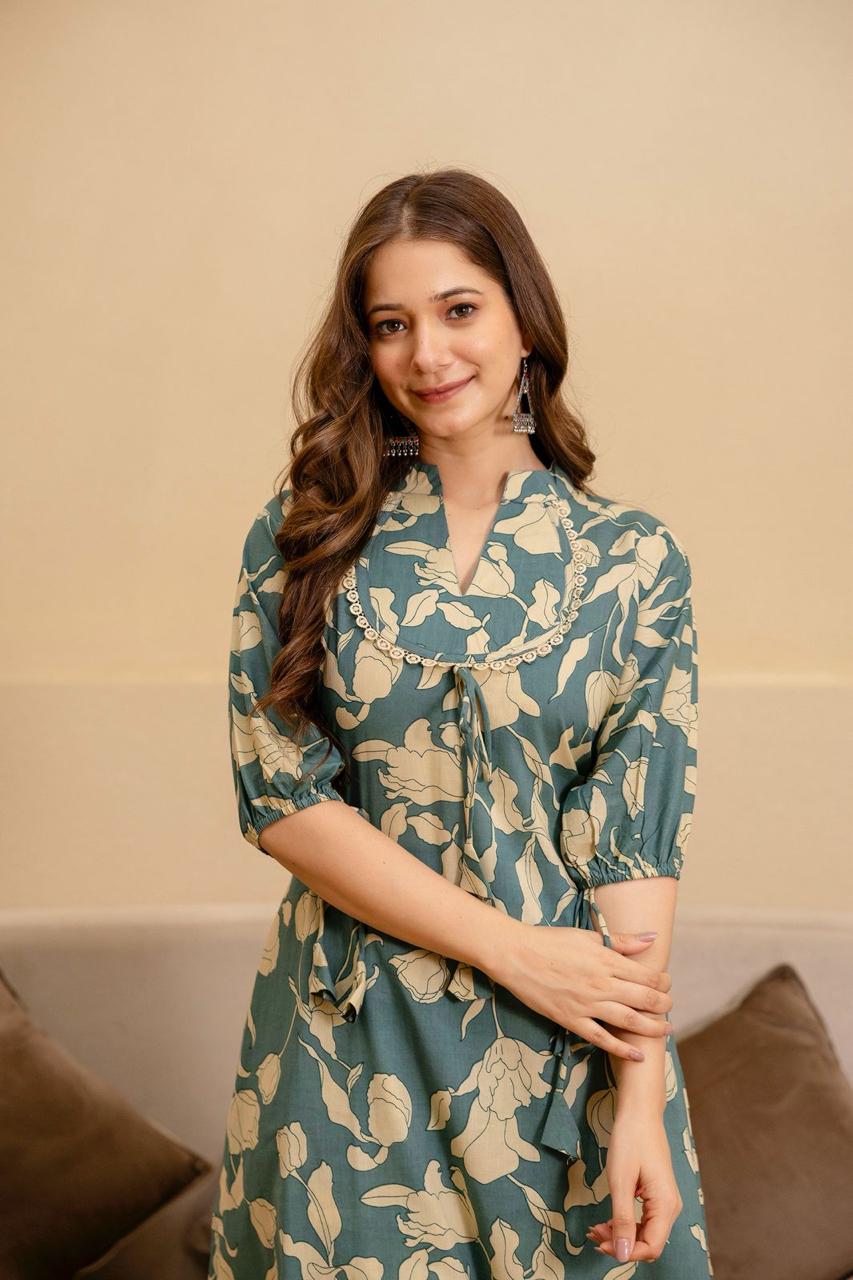 Maverick Fusion Printed Cotton Fabric Co-ord Set