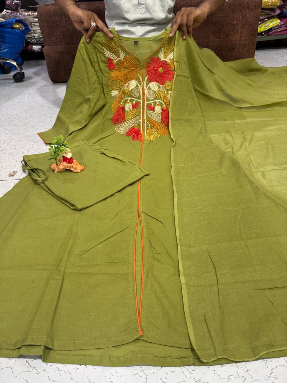 Maverick Fusion Beautifully Designed Mal Cotton Suit