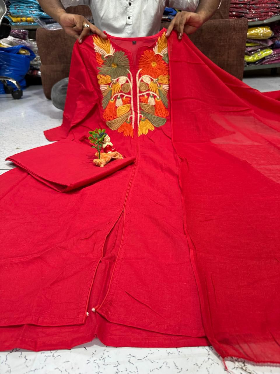 Maverick Fusion Beautifully Designed Mal Cotton Suit