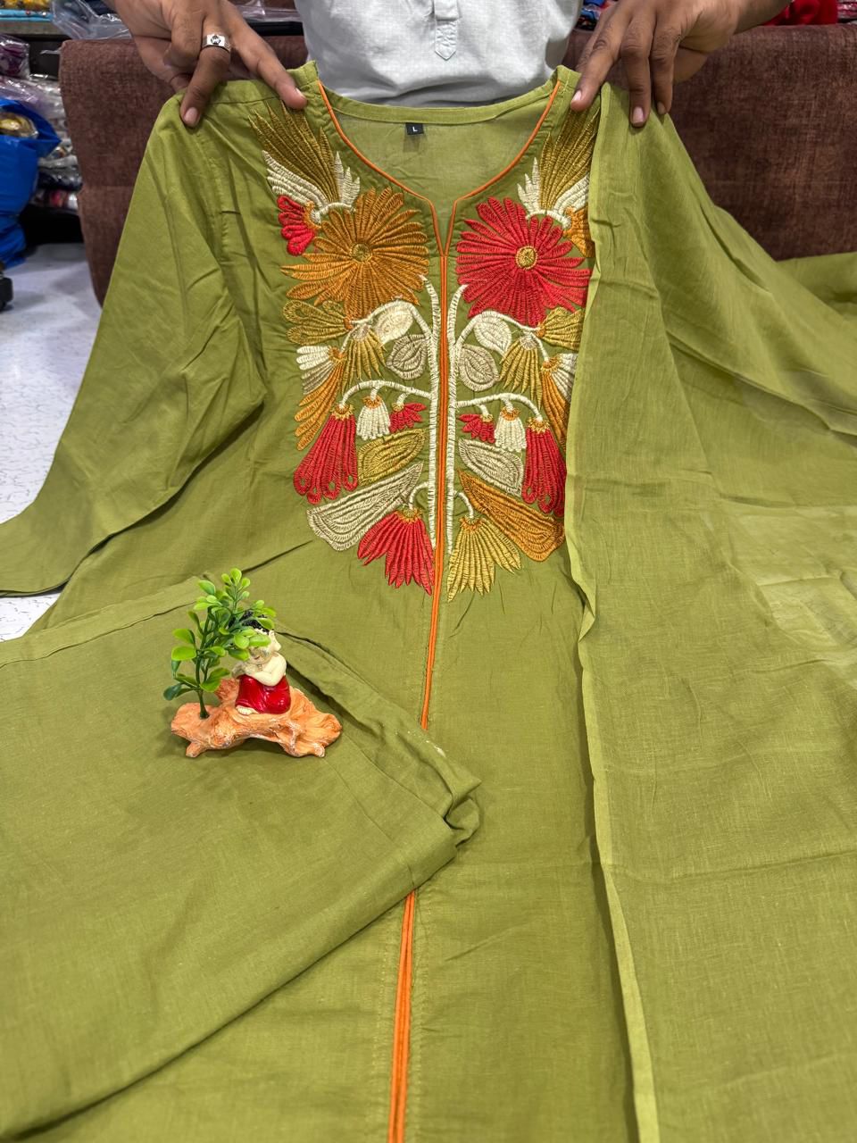 Maverick Fusion Beautifully Designed Mal Cotton Suit