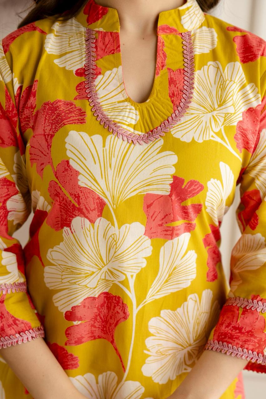 Maverick Fusion Printed Cotton Fabric Co-ord Set