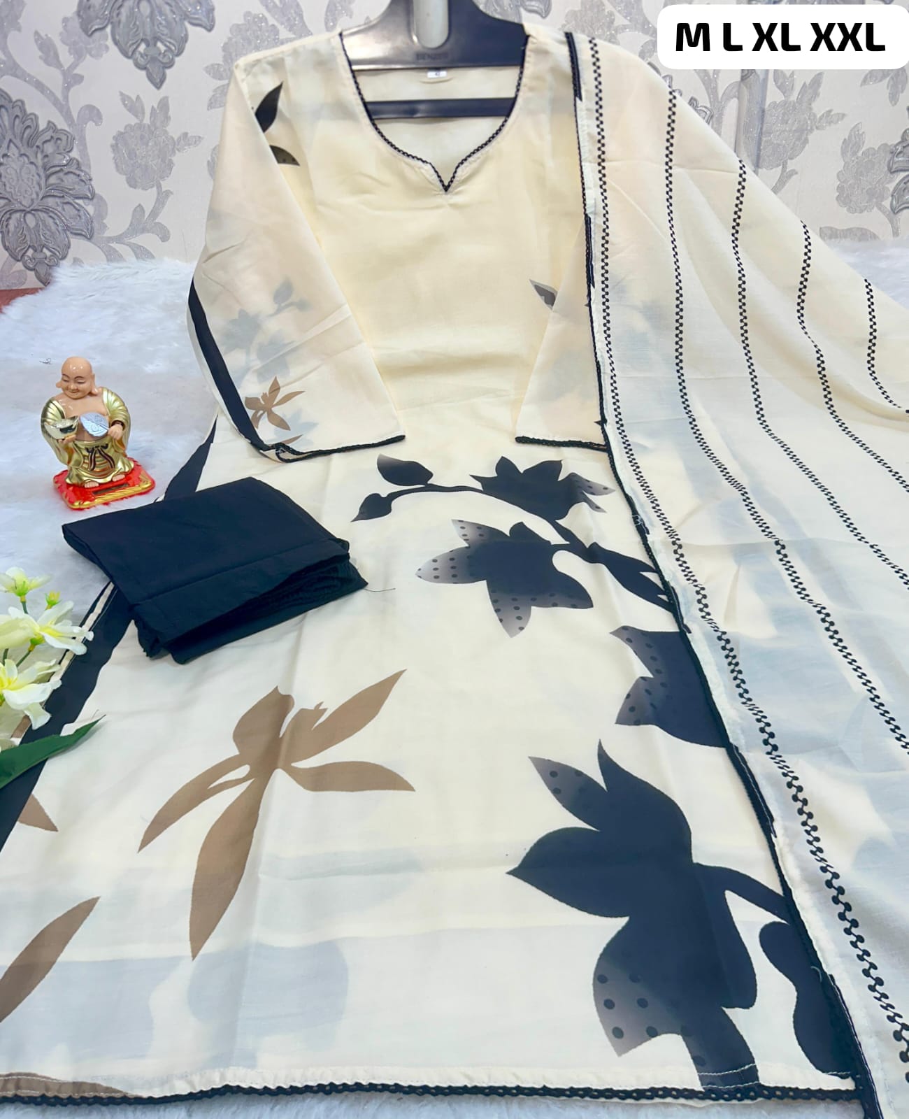 Maverick Fusion Pure Muslin Suit Set