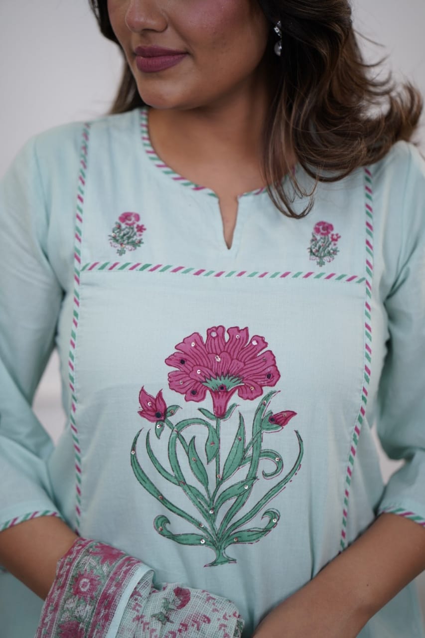 Maverick Fusion Kurti Pant Dupatta Set