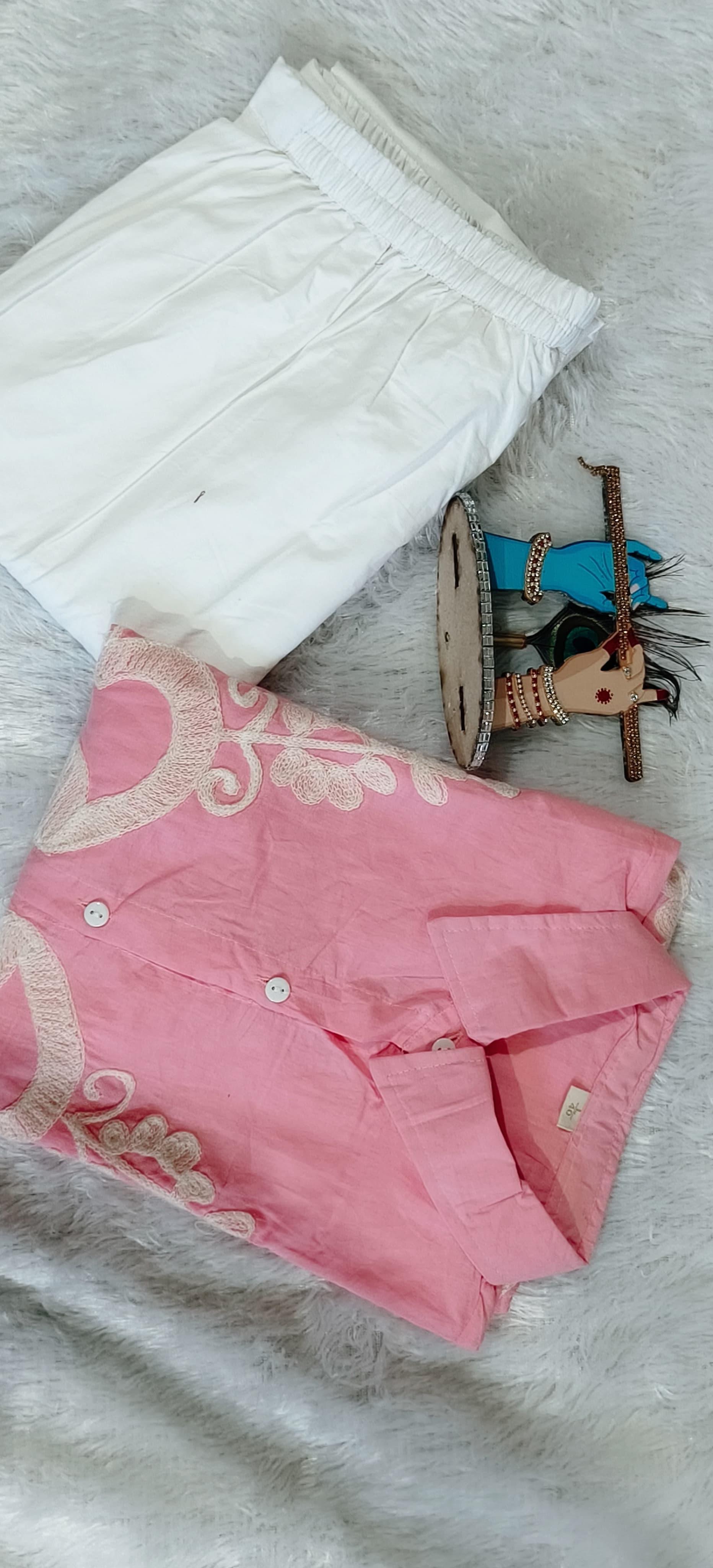 Maverick Fusion Pure Cotton 60×60 Top Bell Bottom Poplin Pant