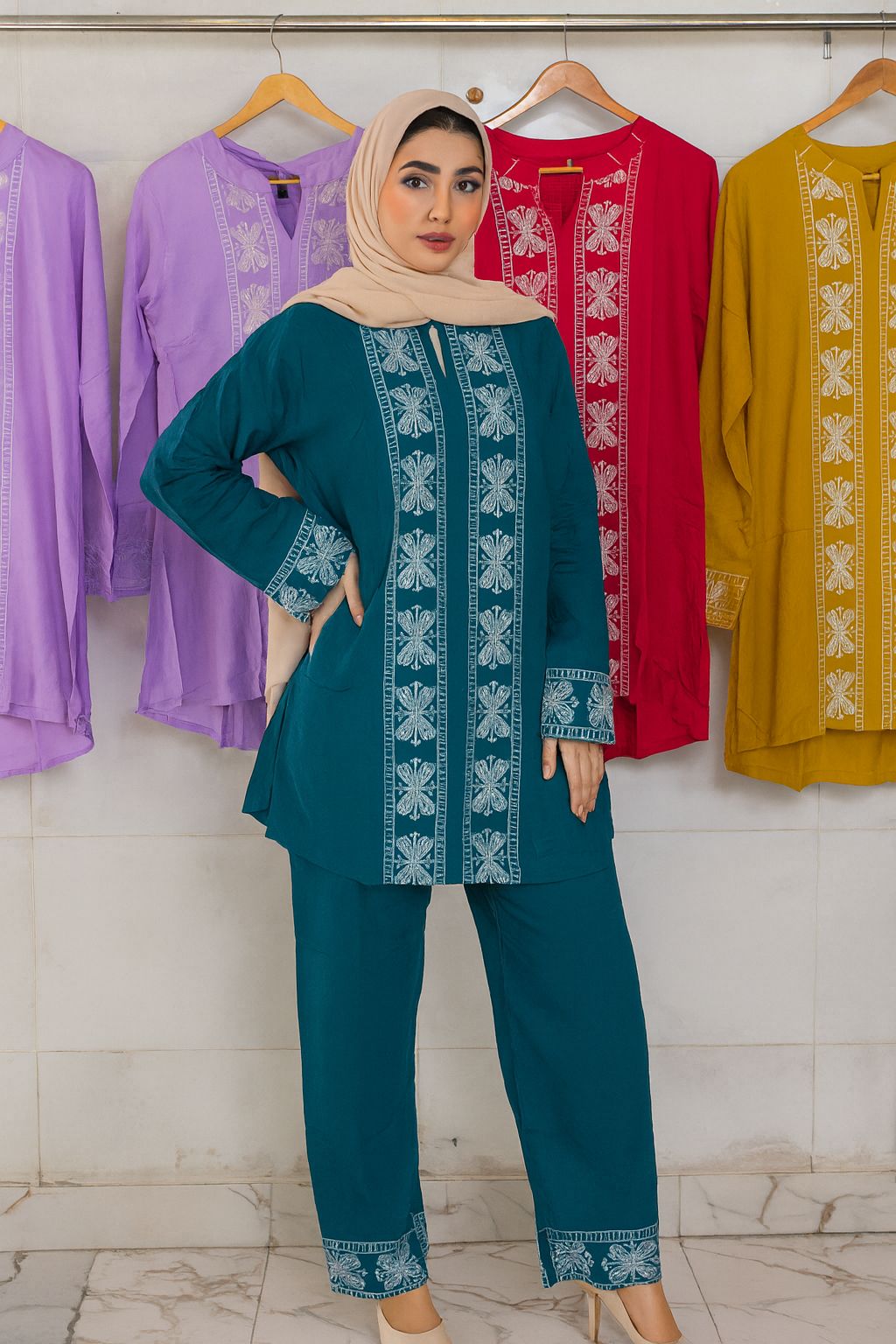 Maverick Fusion Embroidery Co-Ord Set