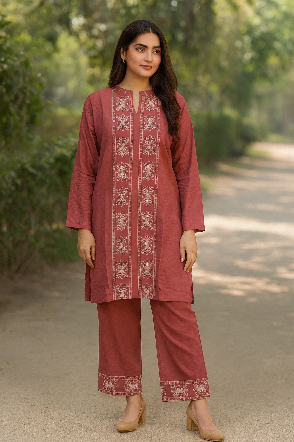 Maverick Fusion Embroidery Co-Ord Set