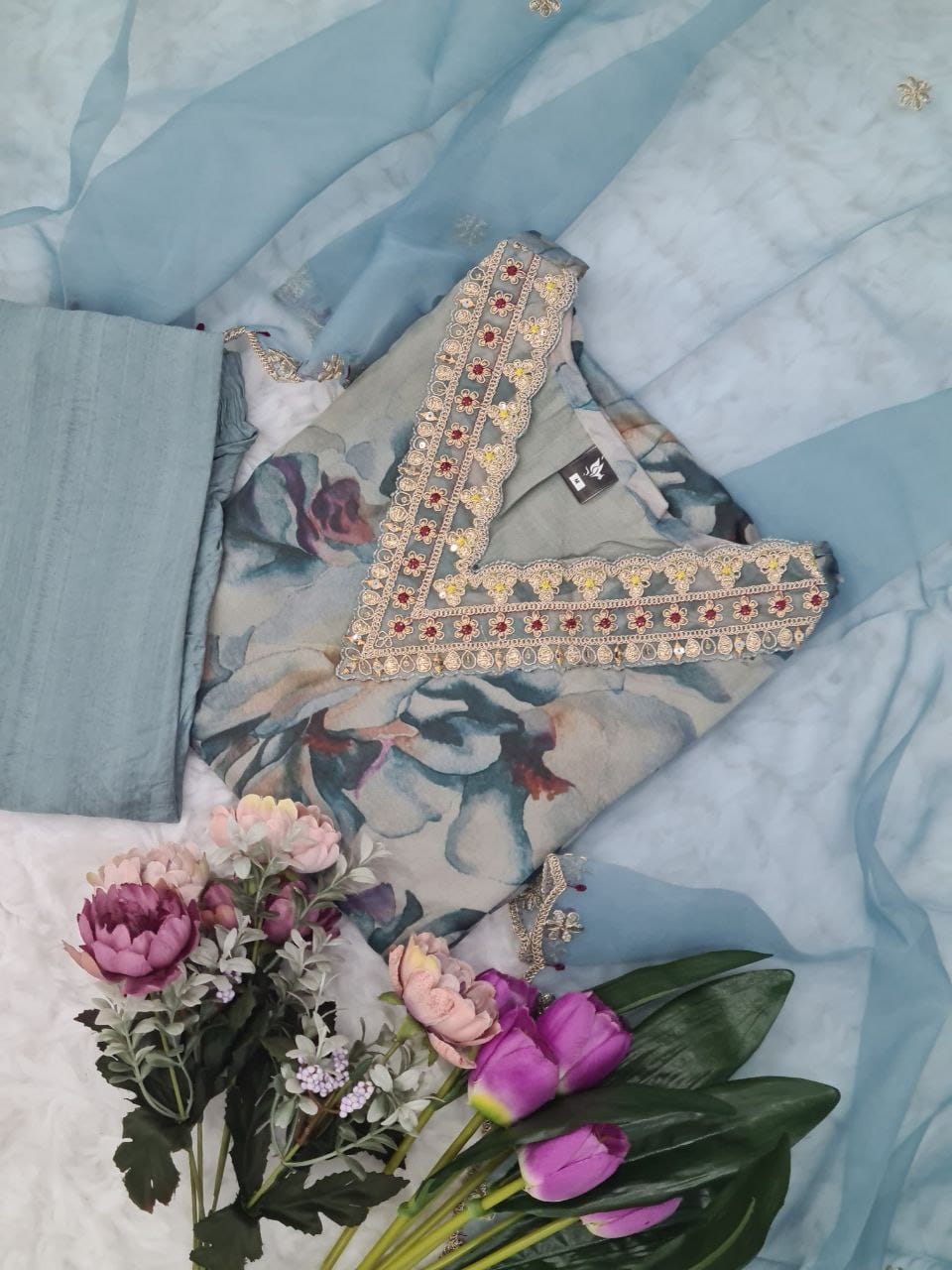 Maverick Fusion Kurti Pant Dupatta Set