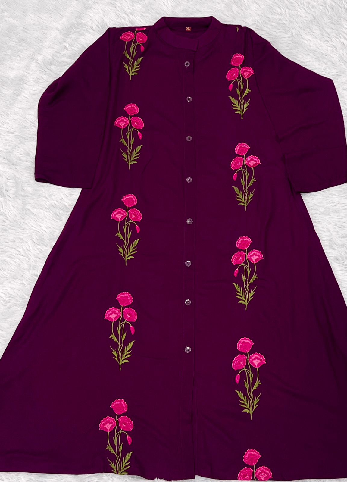 Maverick Fusion Long Flair Kurti Set