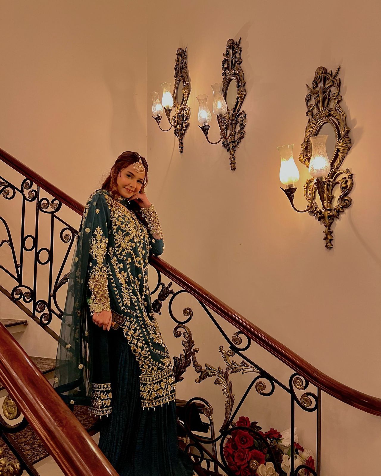 Maverick Fusion Designer Top–Plazzo Dupatta Set