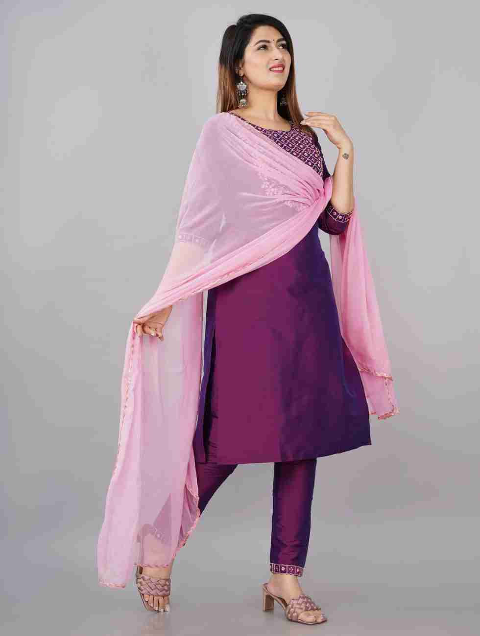 Maverick Fusion Premium Art Silk Collection Kurta Set