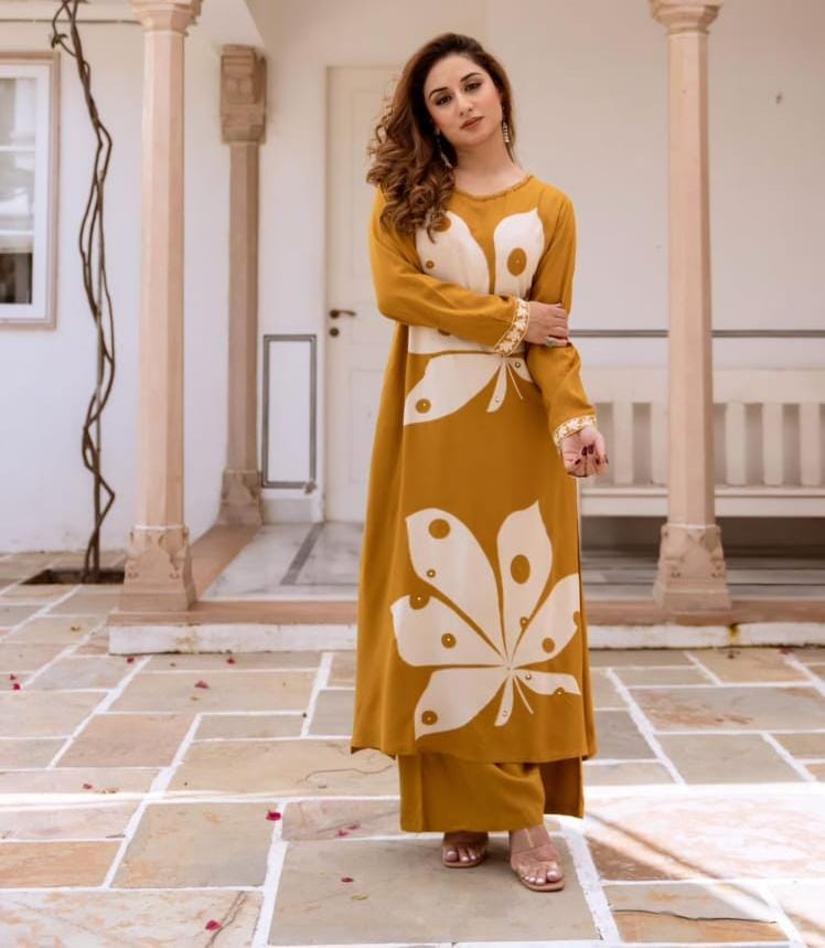 Maverick Fusion Kurti Palazzo Set