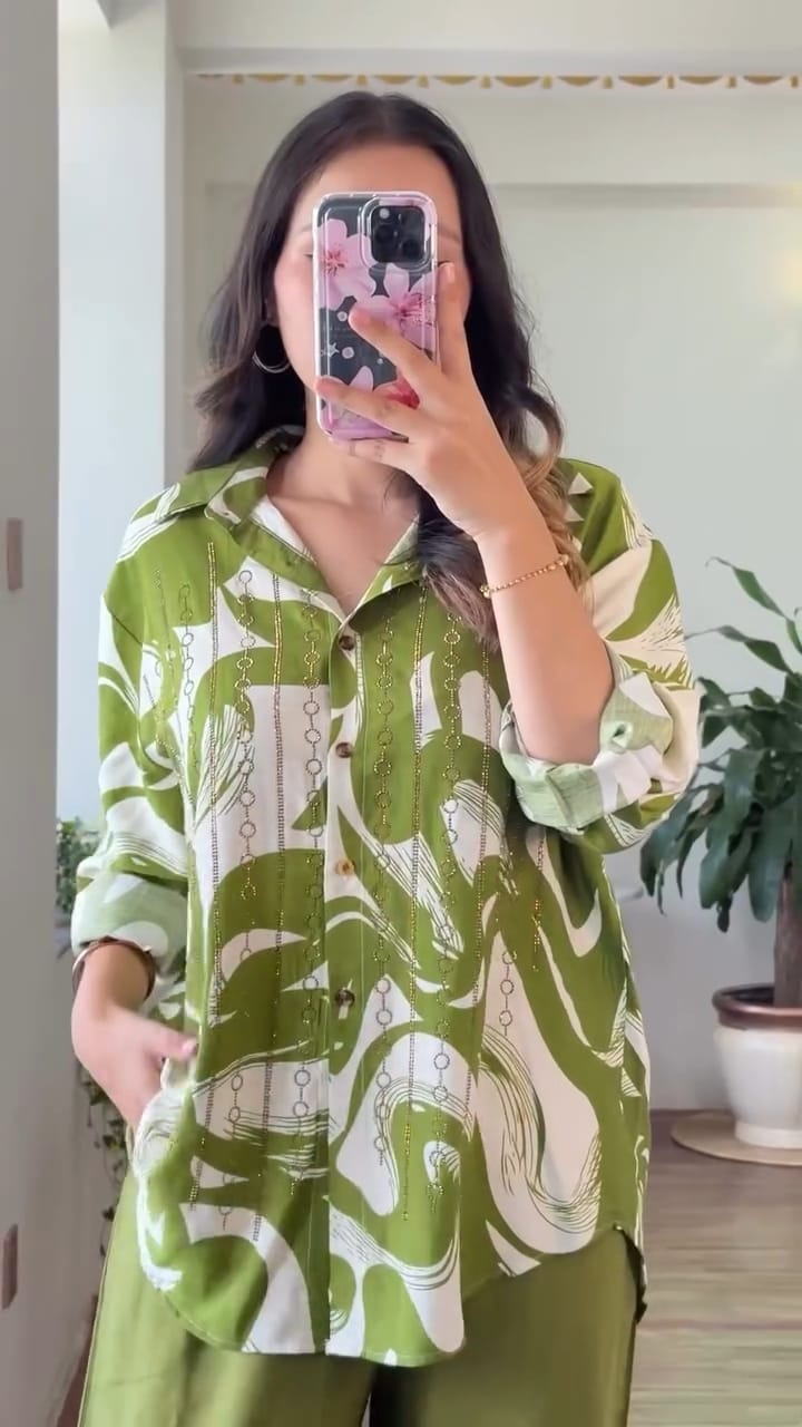 Maverick Fusion Floral Luxury Co-Ord Set