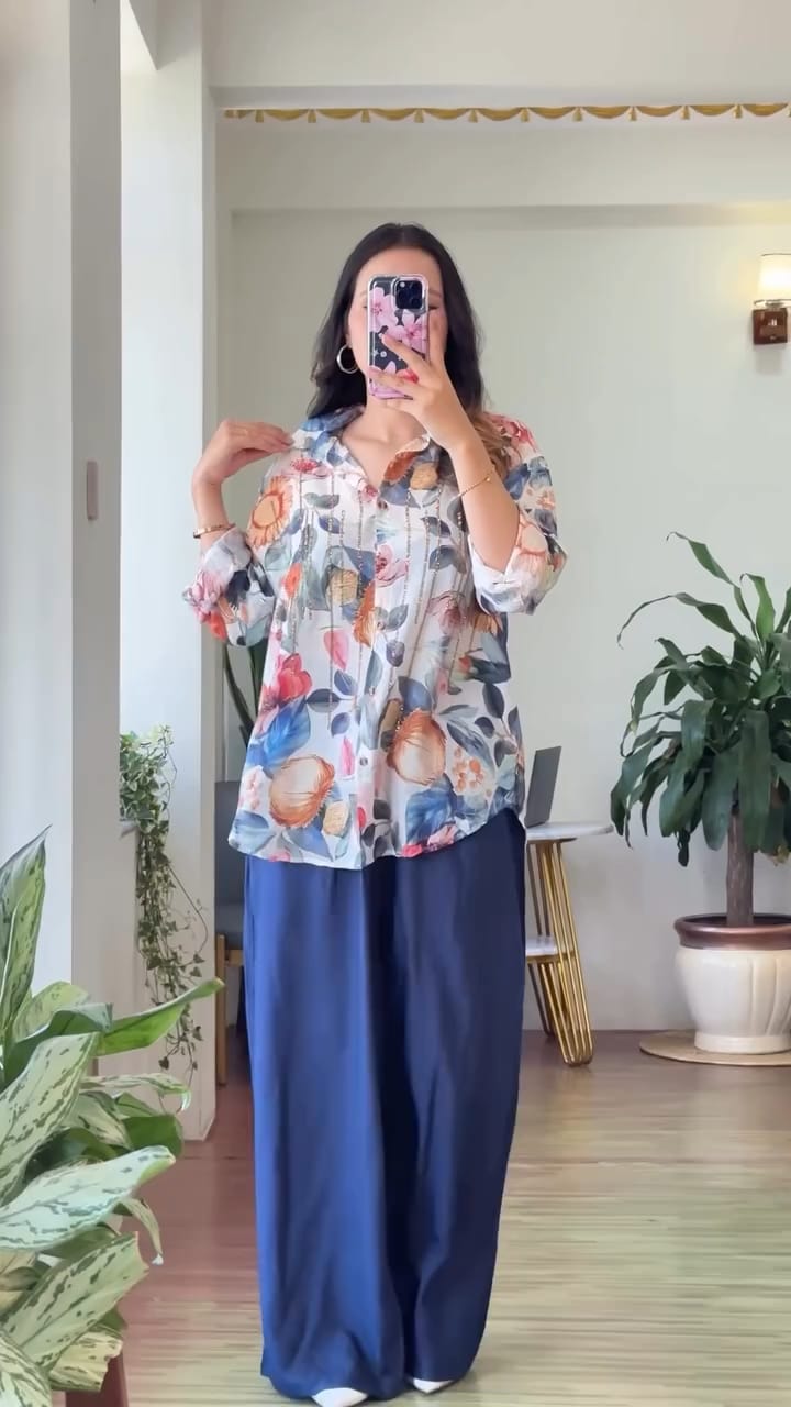 Maverick Fusion Floral Luxury Co-Ord Set