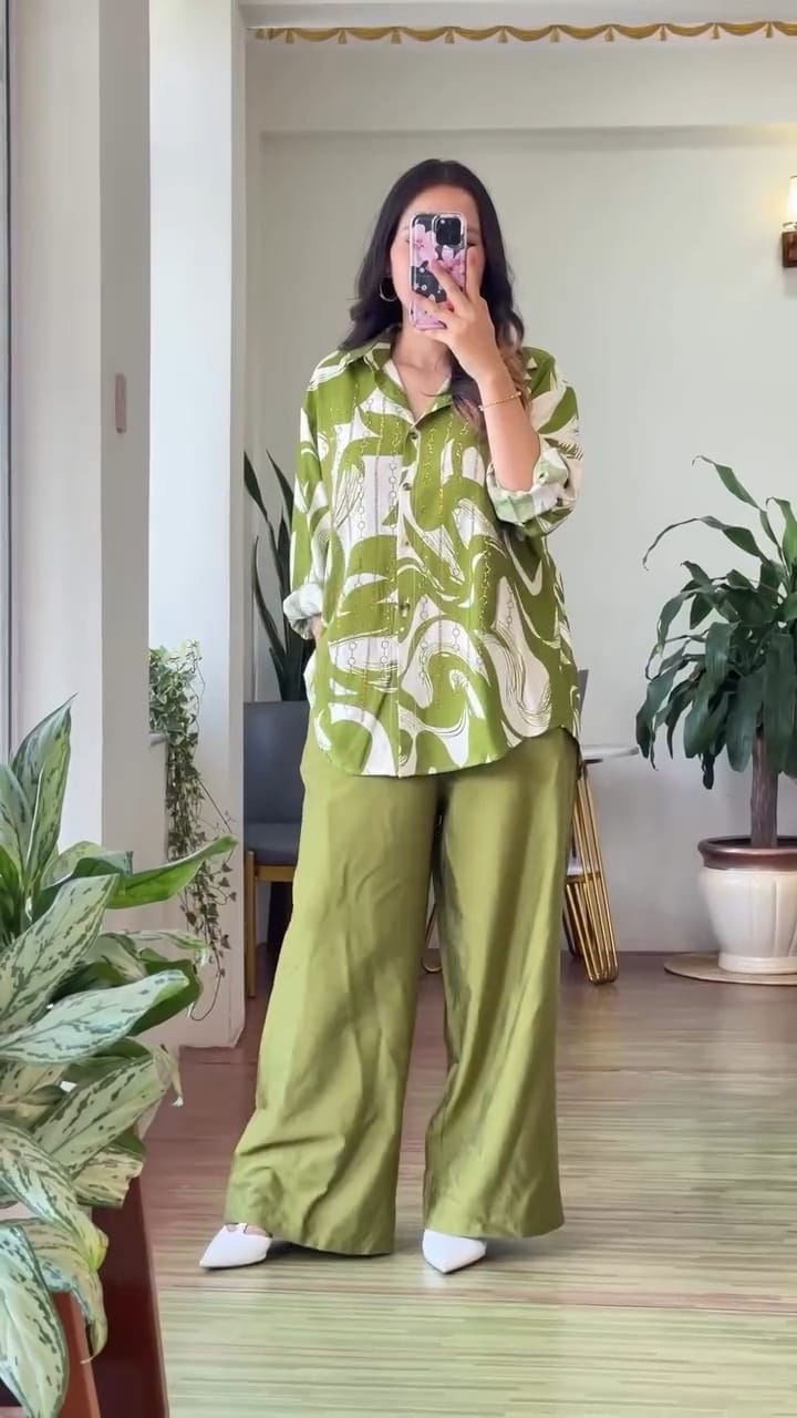 Maverick Fusion Floral Luxury Co-Ord Set