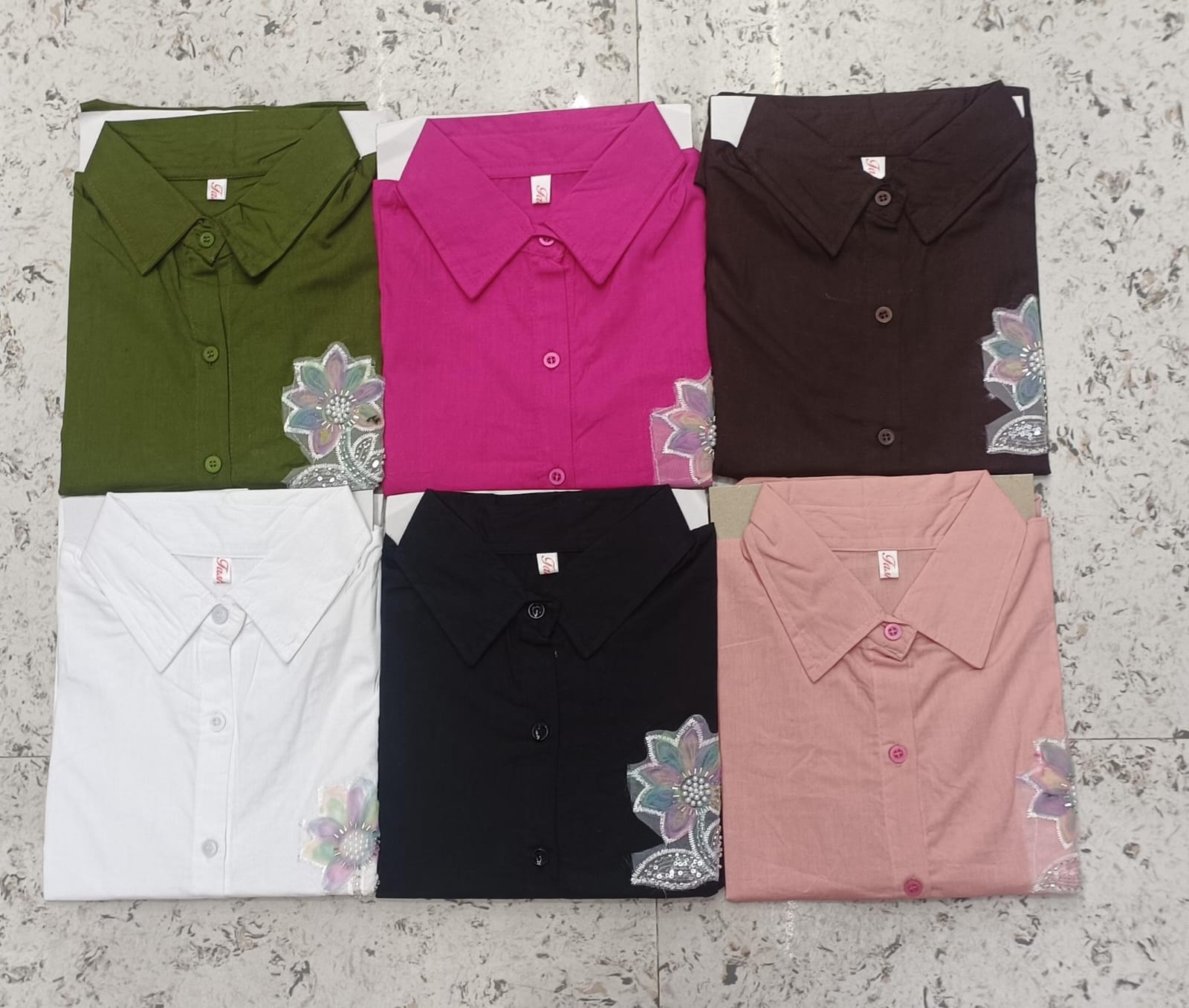 *Beautiful Flower Patch Work Shirts*