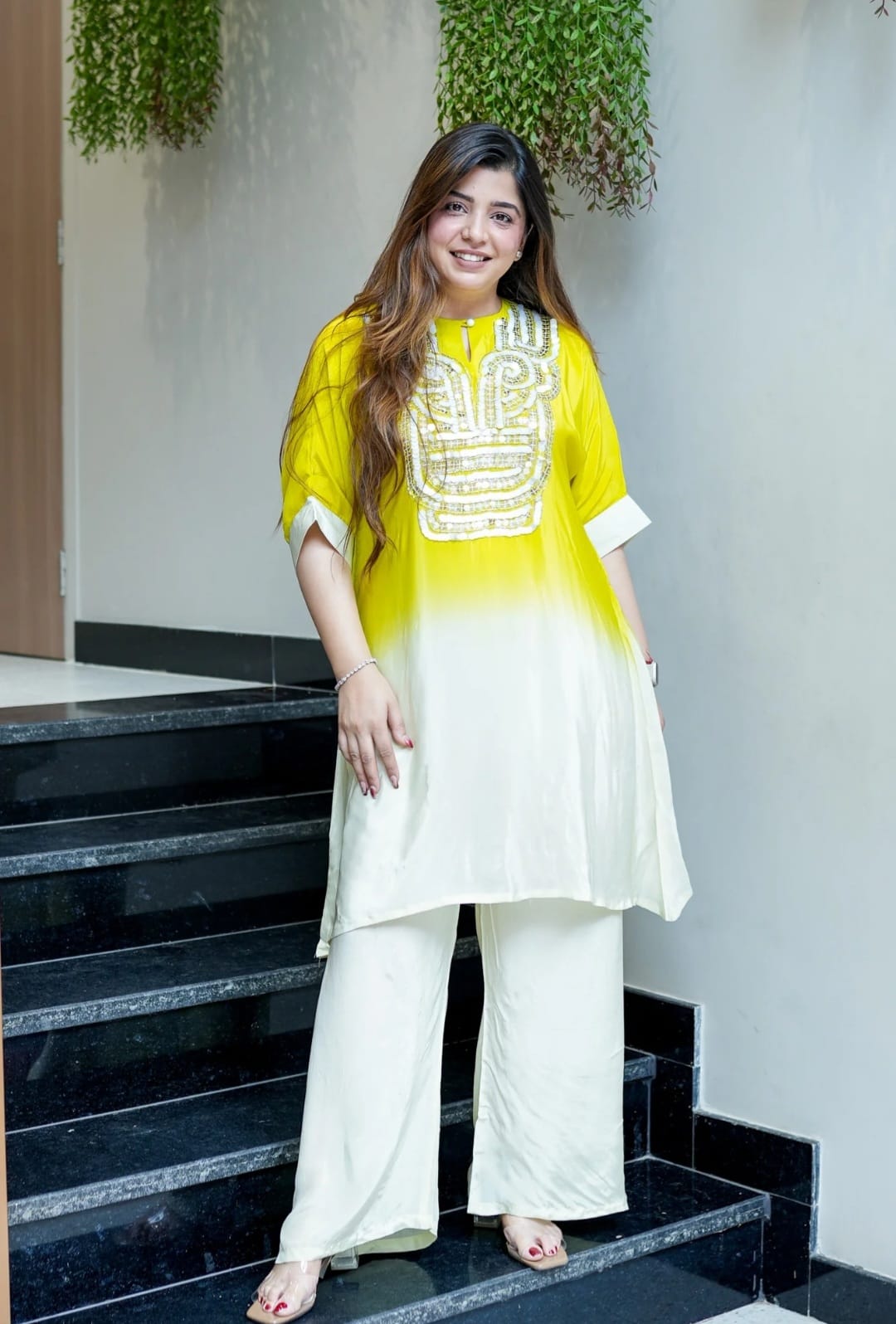 Maverick Fusion Crepe Top & Palazzo Co-ords Set